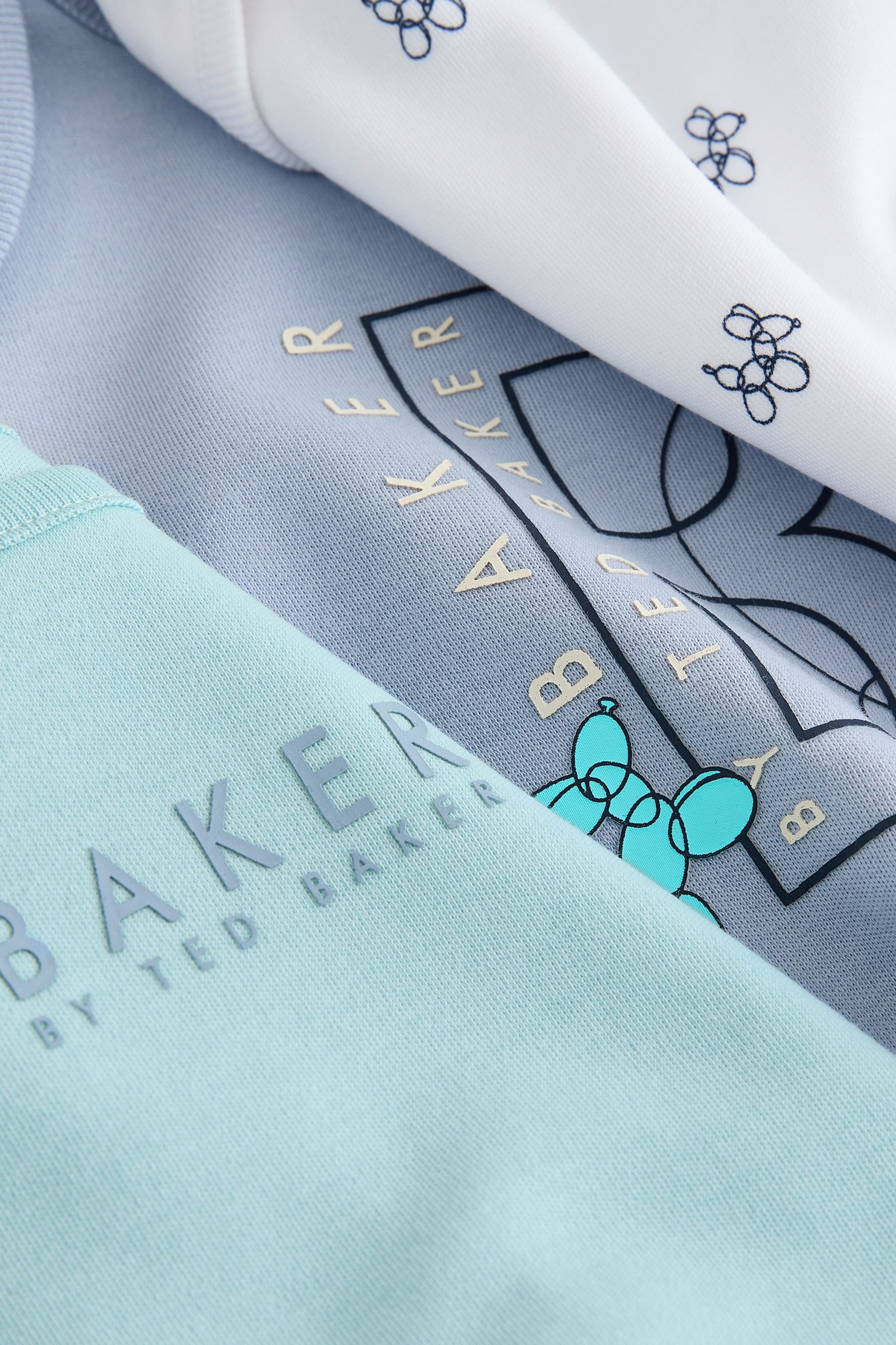 Baker by Ted Baker Schlafoverall Baker by Ted Baker Kurzarm-Bodysuits im 3er-Pack (3-tlg)