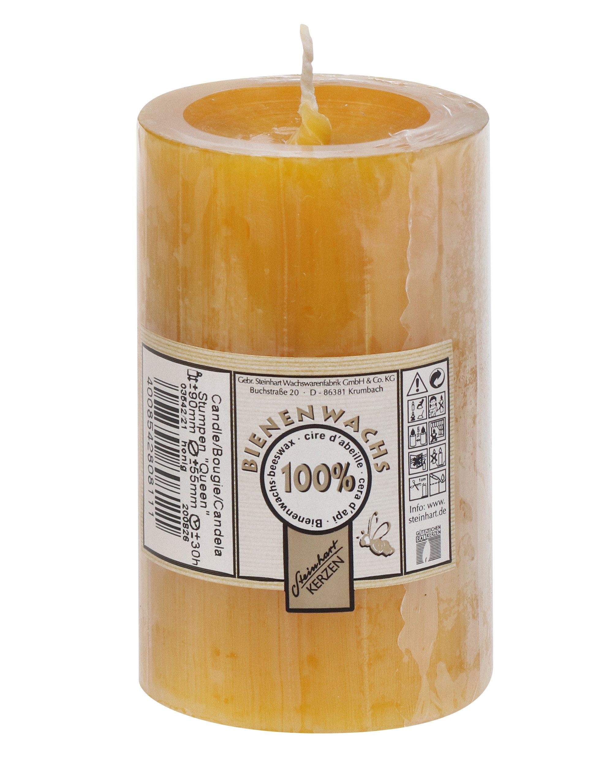 Steinhart Kerzen Bienenwachskerze 100% Bienenwachs Stumpenkerze "Queen" 90 günstig online kaufen