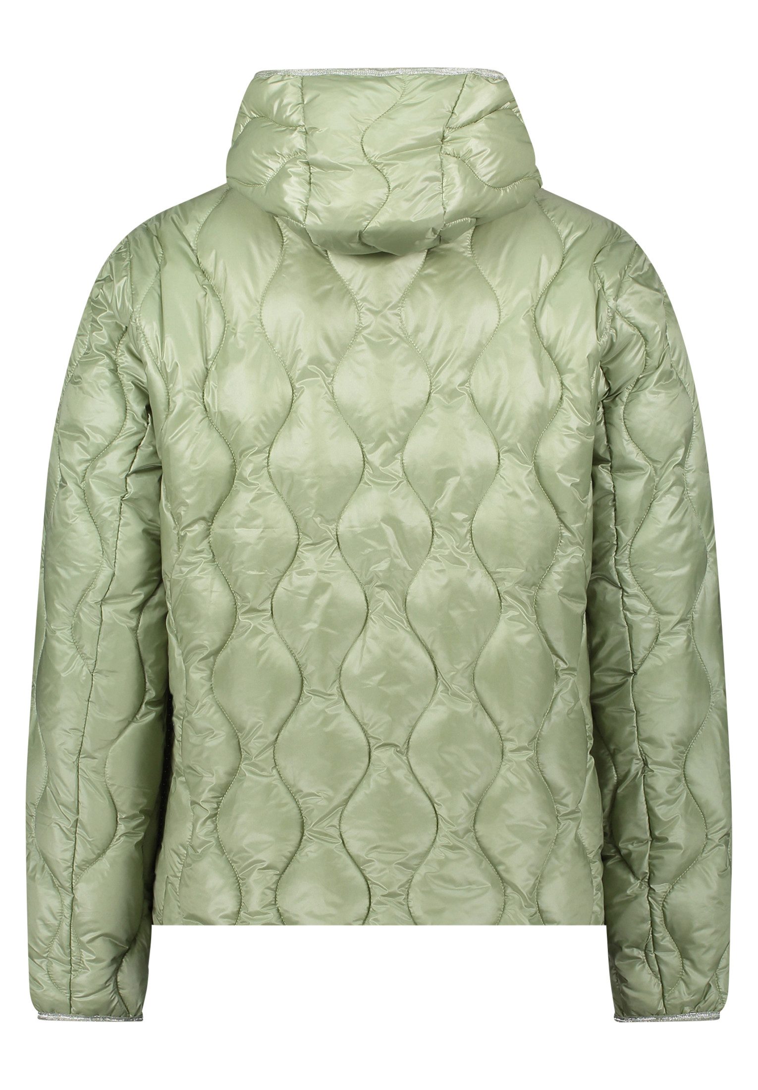 Cartoon Steppjacke Damen mit Eingrifftaschen