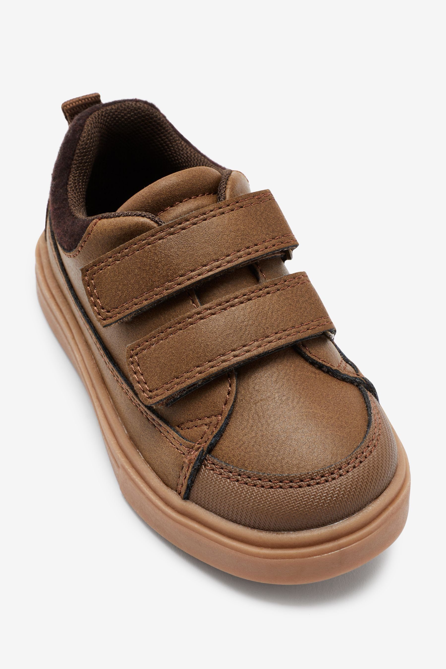 Strap (1-tlg) Brown Klettverschluss Smart Next Schuhe Sneaker mit Tan