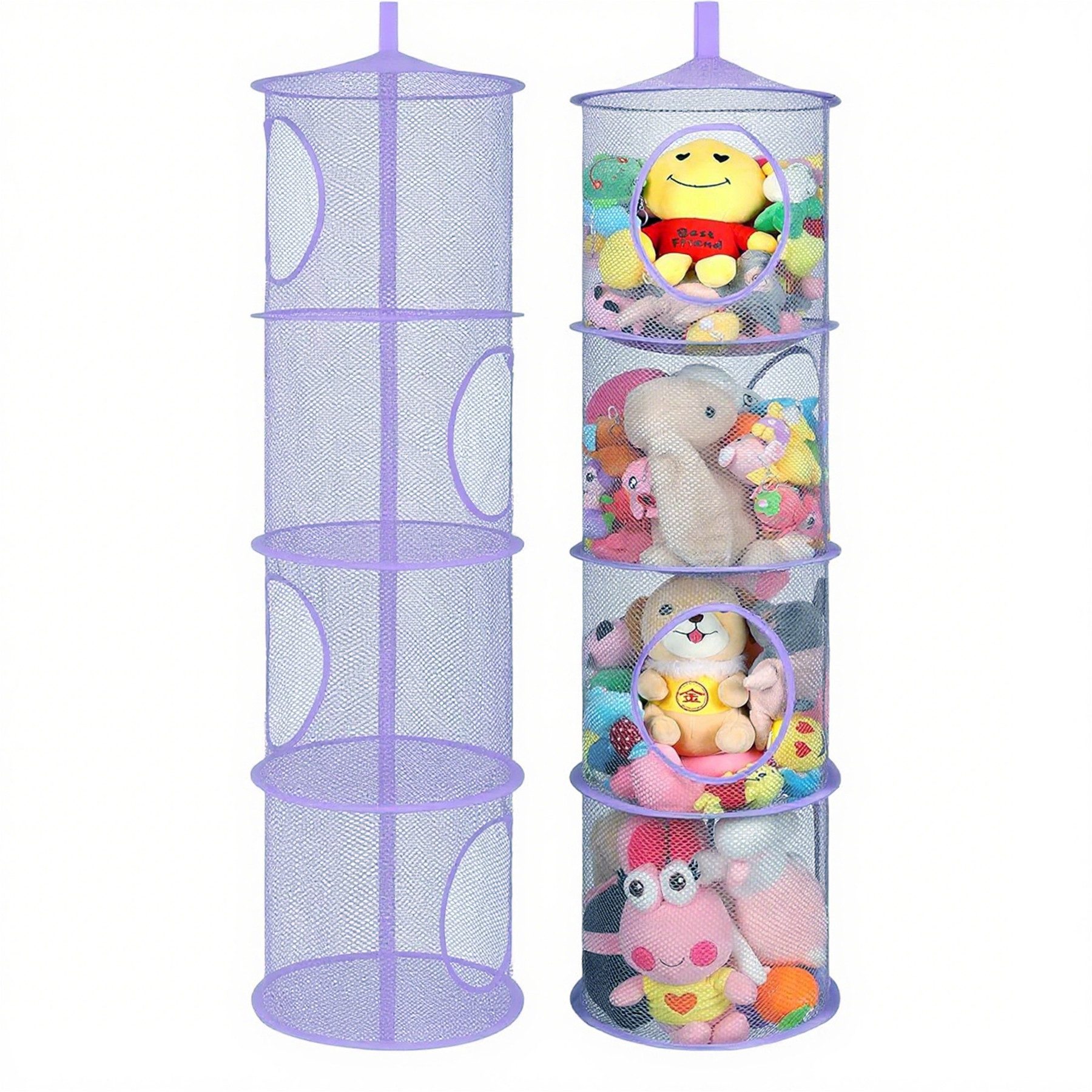 Mutig Hängeregal 2 Stück Hängeregal, Mesh Hängende Netz-Aufbewahrungstasche günstig online kaufen