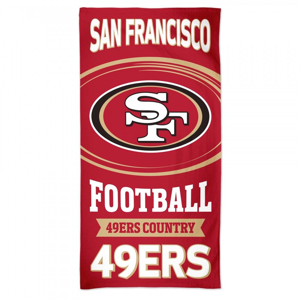 WinCraft Handtuch Set Wincraft Strandhandtuch San Francisco 49ers 150 x 75cm, Frottee (1-St)