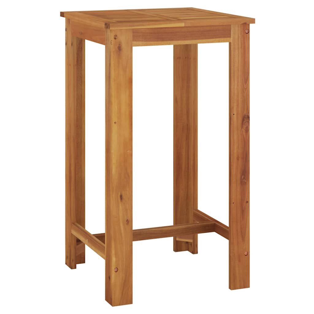 vidaXL Gartentisch Garten-Bartisch 60x60x105 cm Massivholz (1-St)