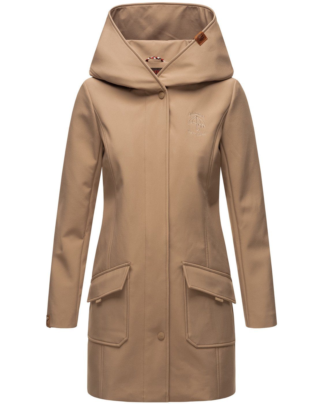 Marikoo Softshelljacke Mayleen mit großer Kapuze günstig online kaufen