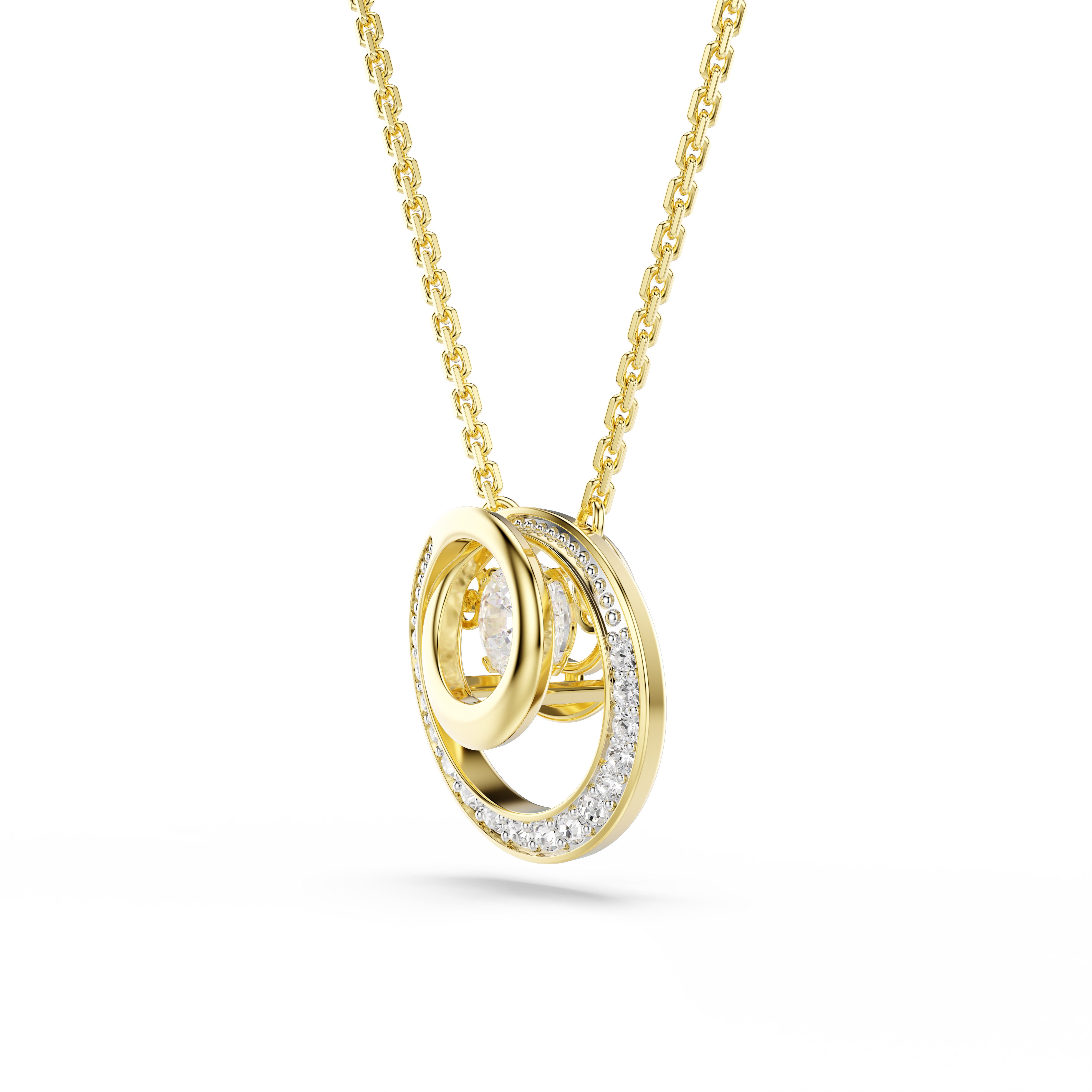 Swarovski Kette mit Anhänger Schmuck Geschenk Hyperbola Halskette, mit Swarovski® Kristall
