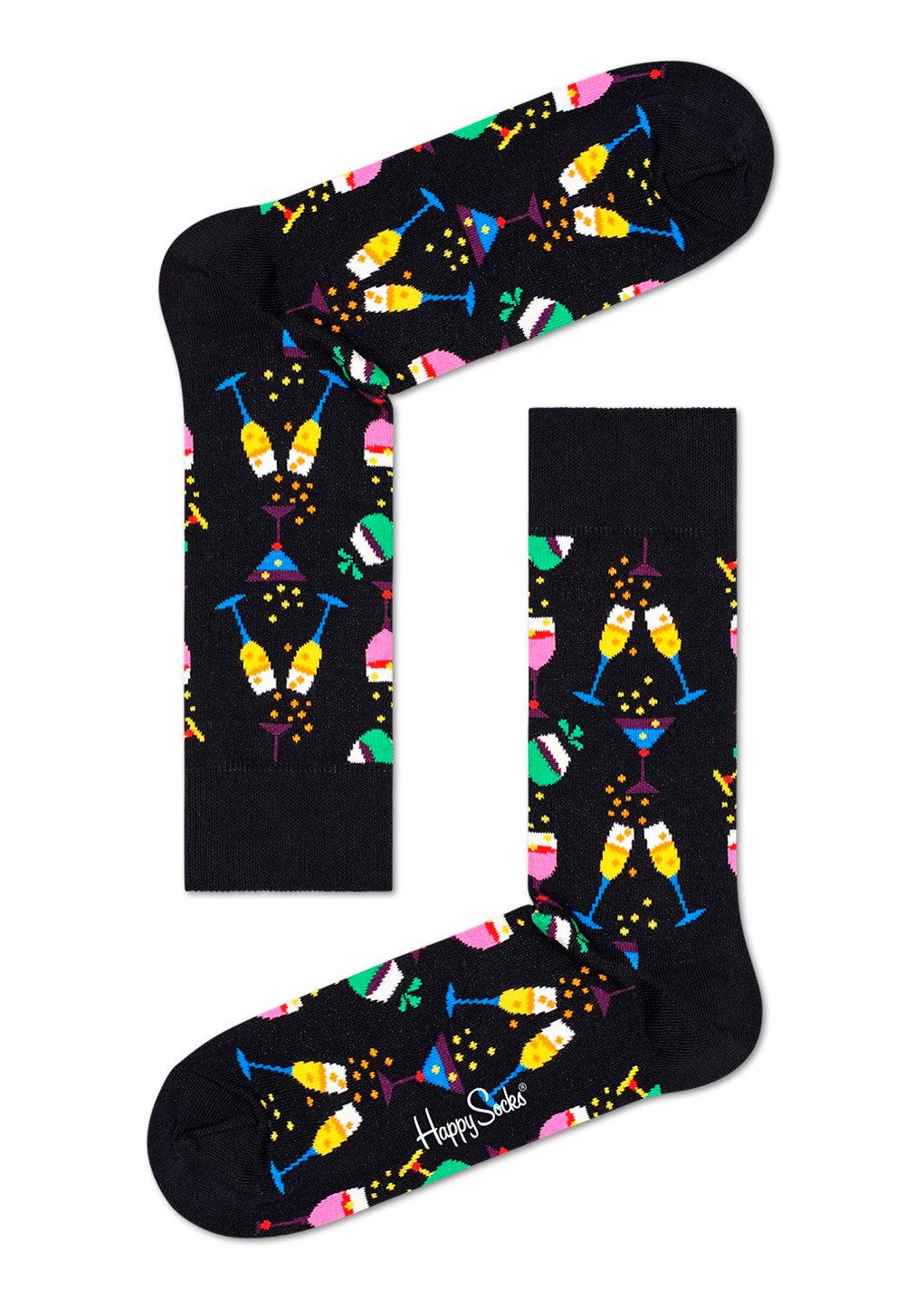 Happy Socks Socken Tagessocke Crew Celebration (Cheers) Geschenkbox - 3 Paar – Bild 3 von 5