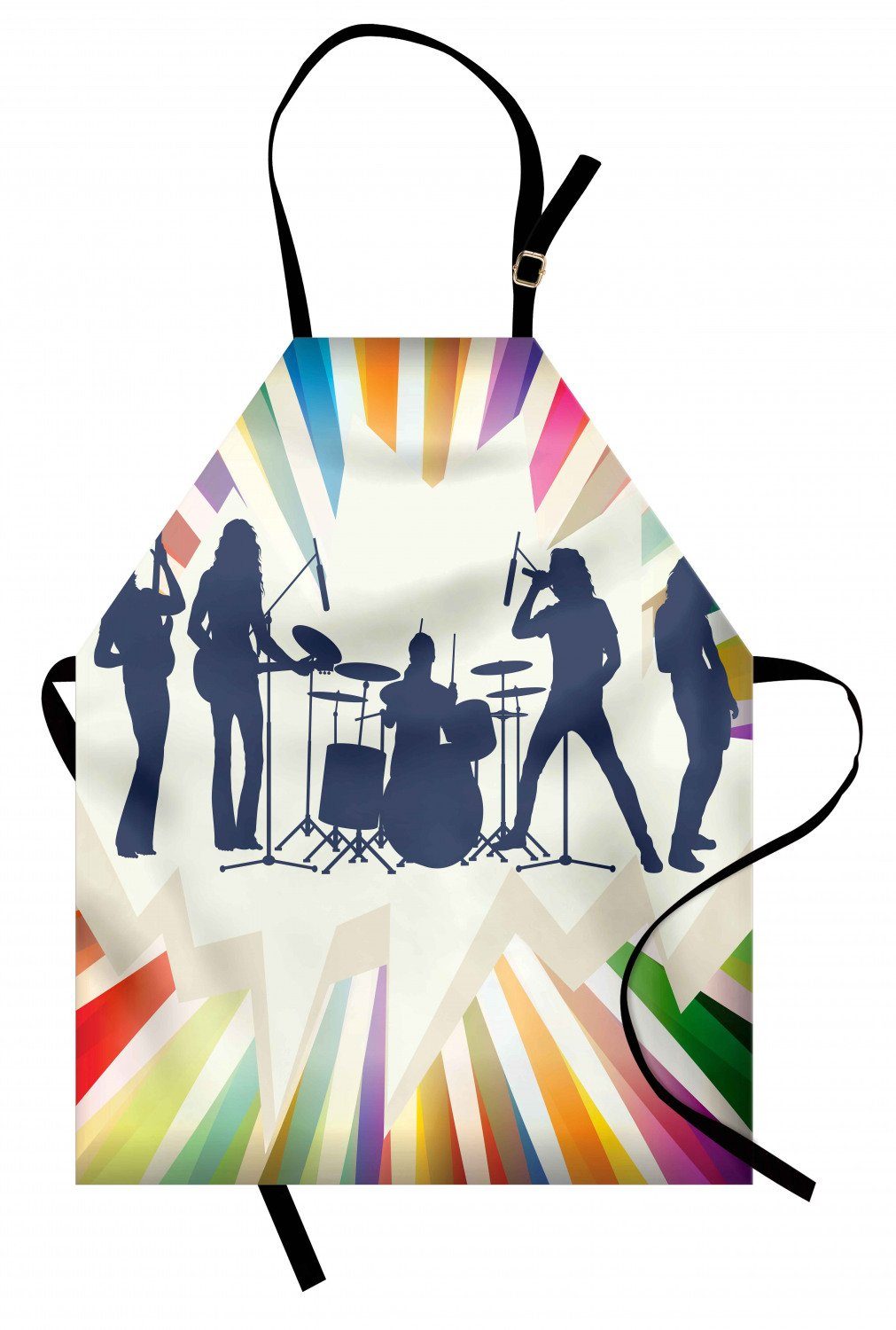 Abakuhaus Kochschurze Hohenverstellbar Klare Farben Ohne Verblassen Musik Rock Band 80er Jahre Frisur Musik Online Kaufen Otto