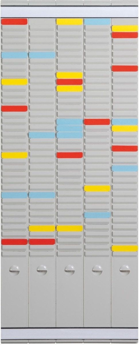 JALEMA Wandtafel T-Kartenplaner Erweiterungsset 35 Schlitze