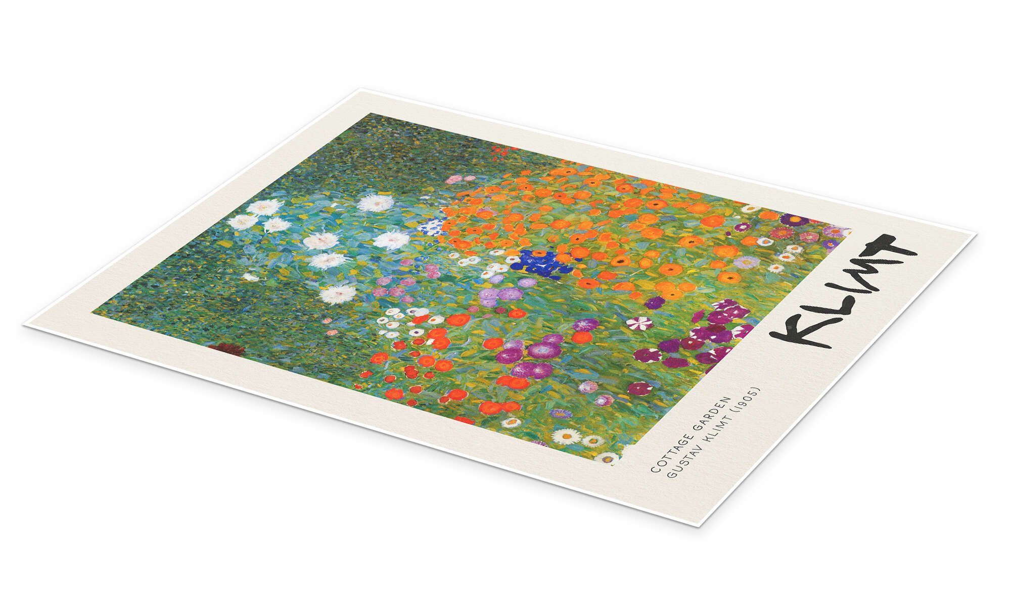 Posterlounge Wandbild Bauerngarten, 1905, Gustav Klimt, erhältlich als Poster, Leinwandbild, Wandsticker oder Acrylglasbild