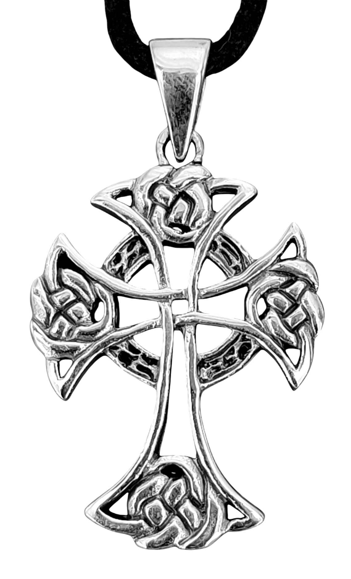 Kettenanhänger Keltenkreuz Kelten keltisches Kreuz 925 Silber
