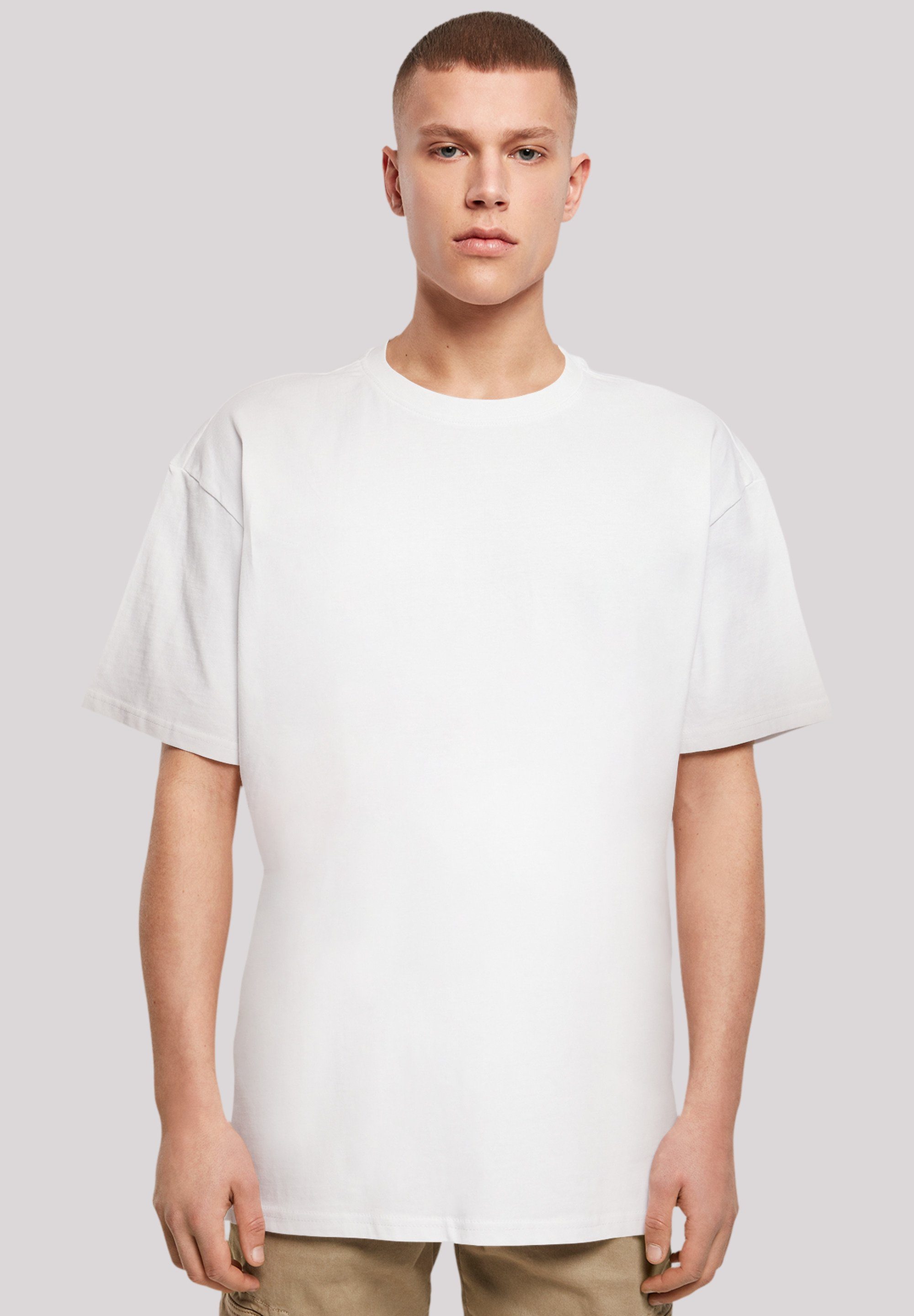 F4NT4STIC T-Shirt Namaste Yoga Skelett Halloween Print, Weite Passform und  überschnittene Schultern