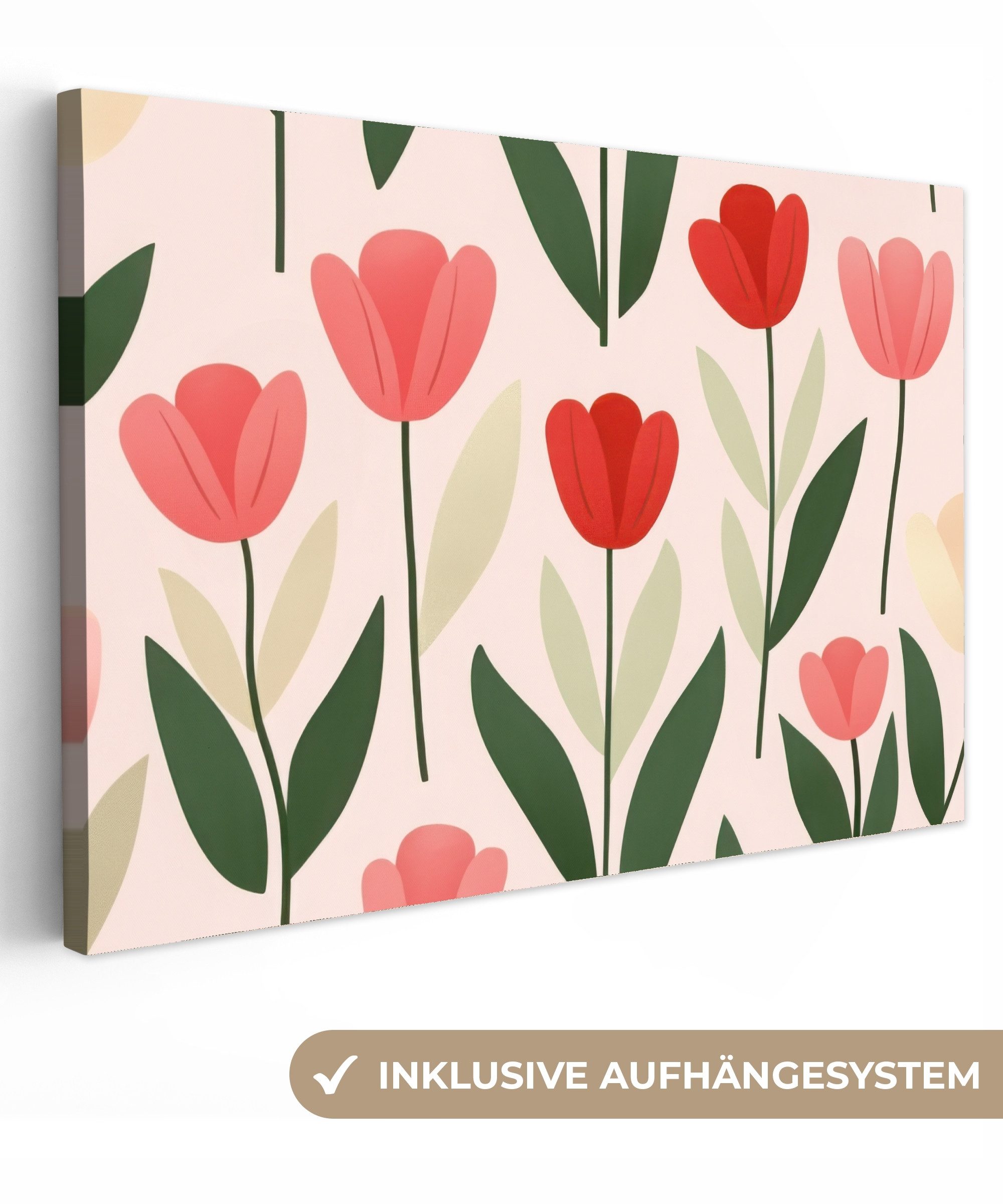 OneMillionCanvasses® Leinwandbild Tulpen - Modern - günstig online kaufen