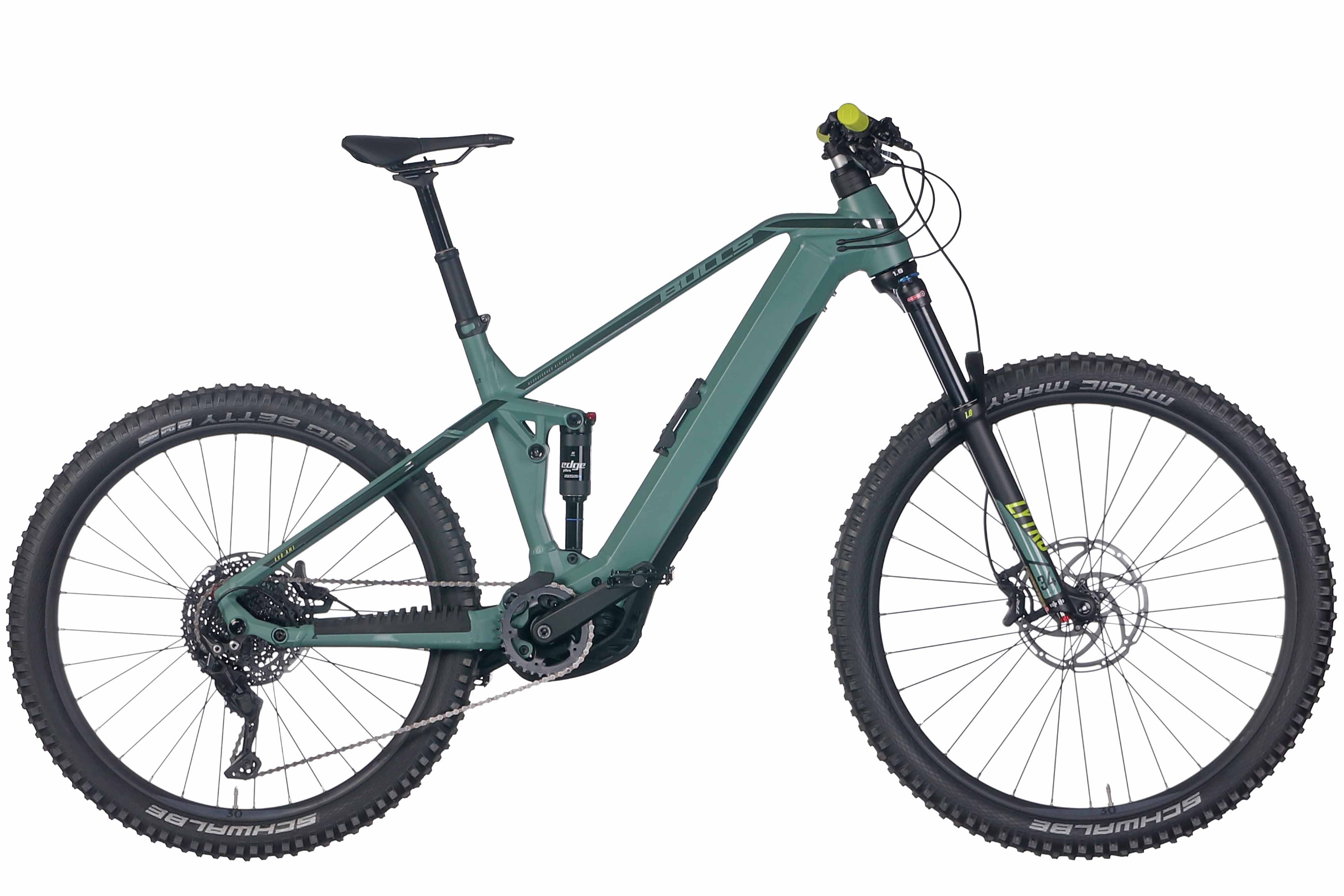 Bulls E-Bike Bulls Sonic EVO AM1 29''/27,5'' 750 Wh grün 2024, 10 Gang SHIMANO Deore RD-M5120 shadow+, Kettenschaltung, Bosch Performance Line CX smart System, 750 Wh