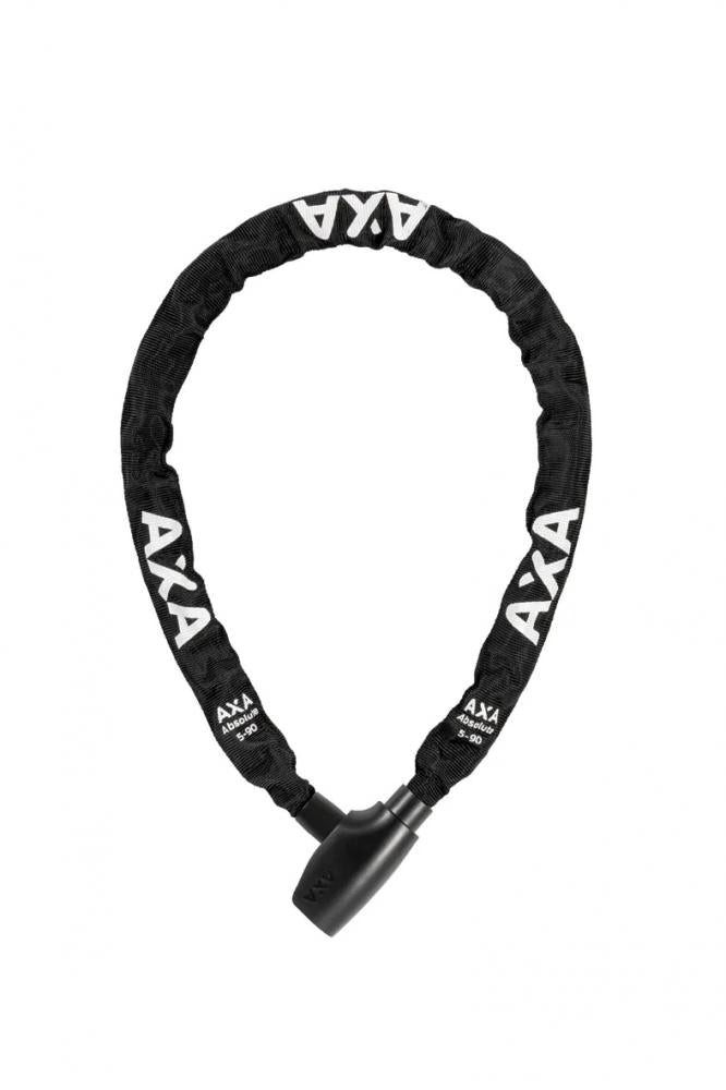 AXA Fahrradkette AXA Kettenschloss Absolute 5-90 90 cm - sicheres Fahrradschloss mit Cl