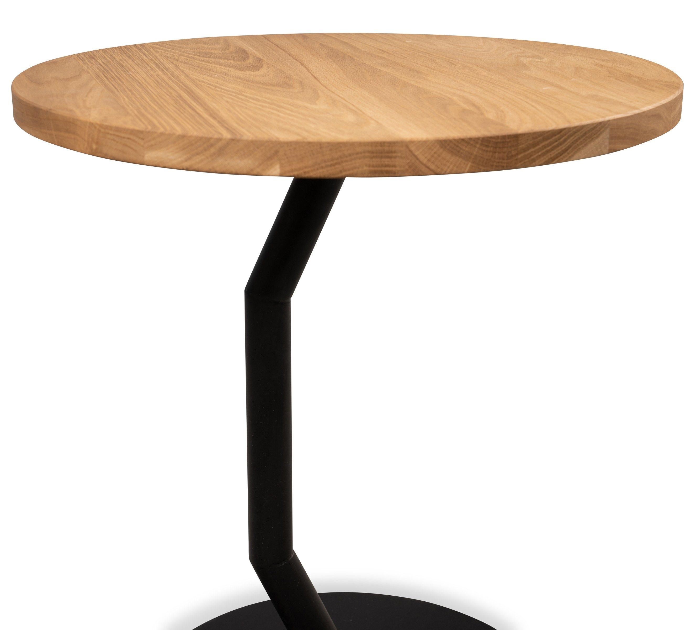 M2 Kollektion Beistelltisch aus Massivholz, Metall in Wildeiche (DxBxHxT: 45x45x50x45 cm)