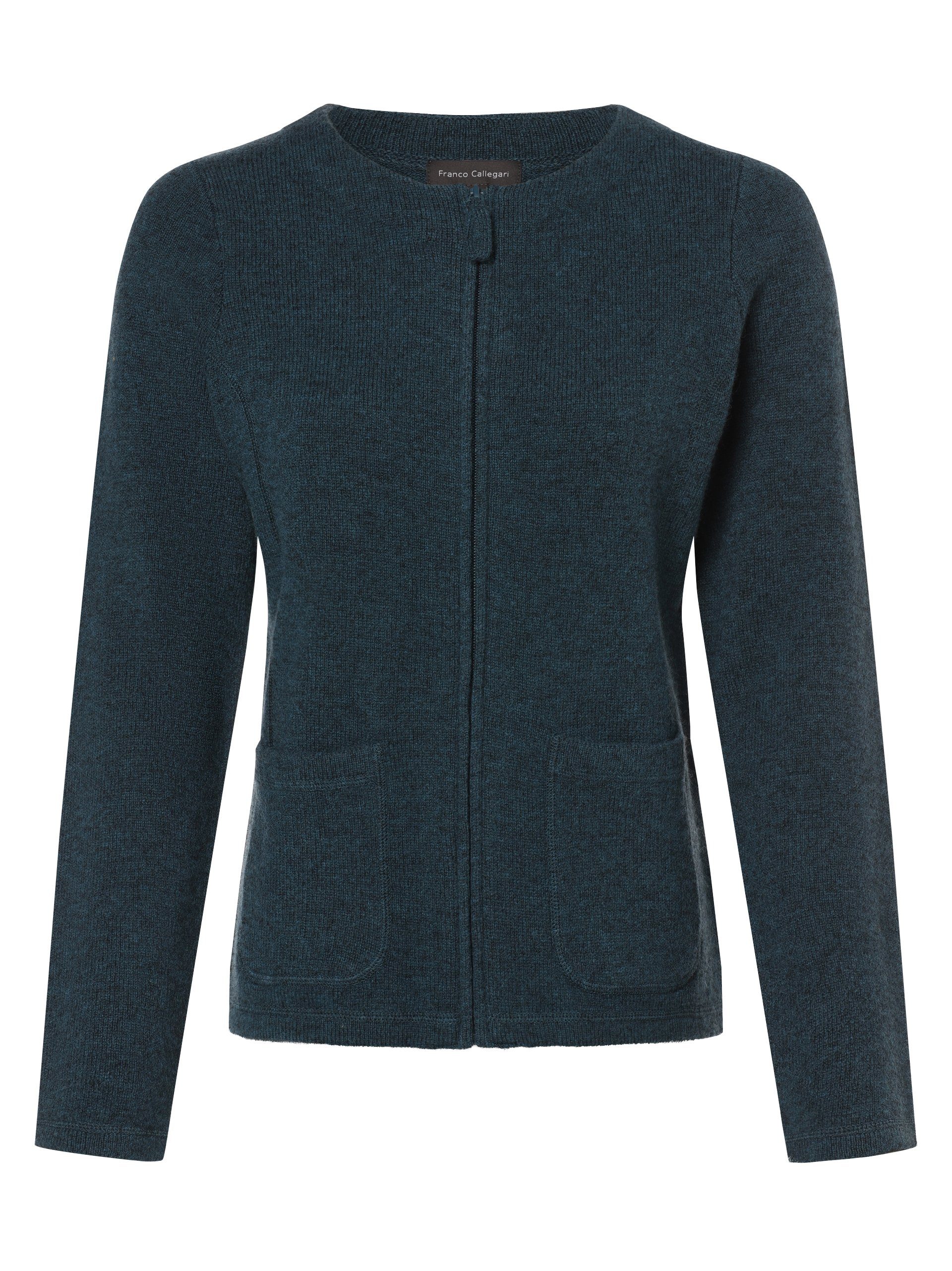 Franco Callegari Strickjacke petrol