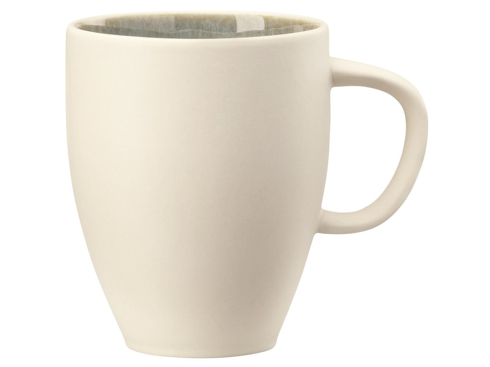 Rosenthal Becher Junto Aquamarine Becher mit Henkel 0,38 l, Keramik, Tassen