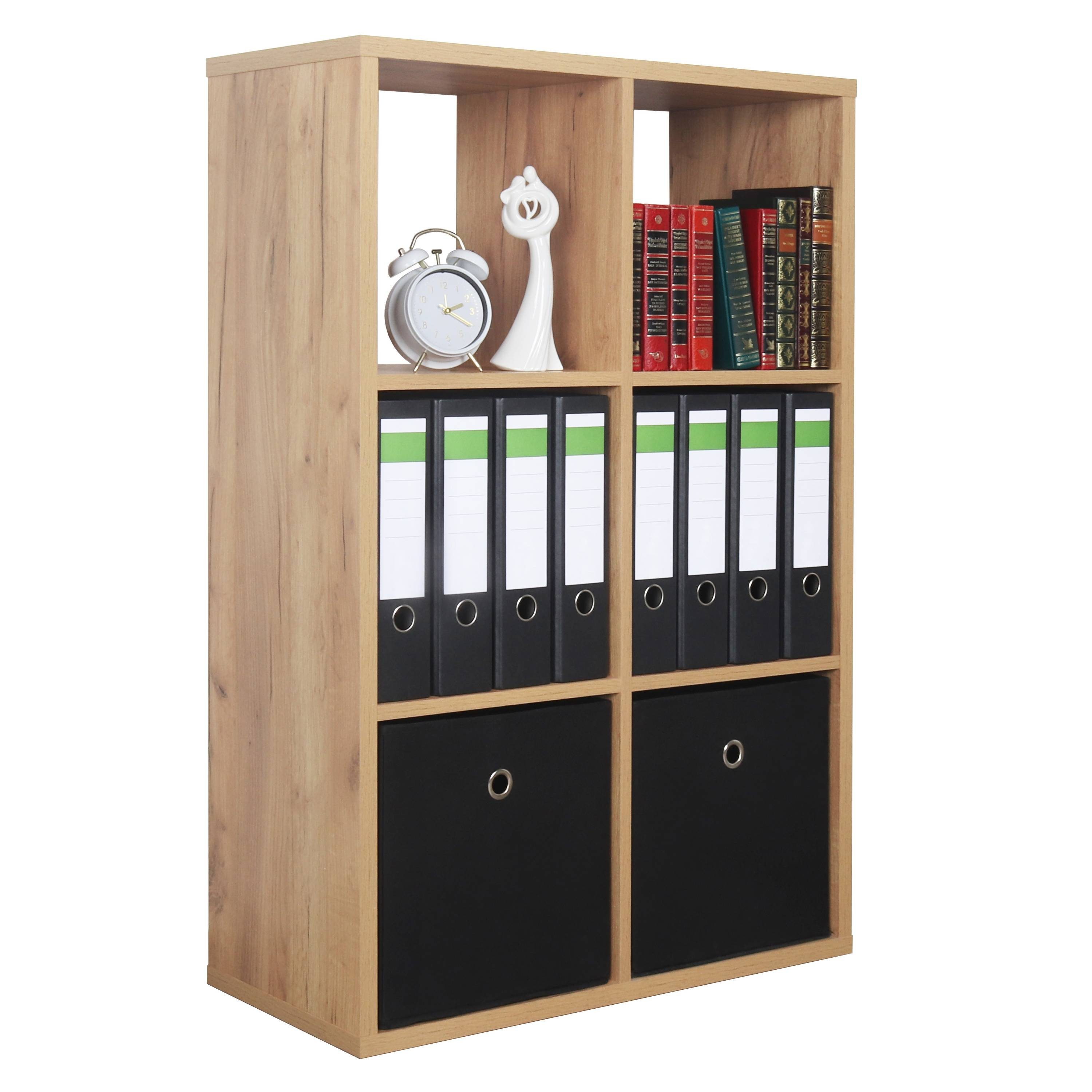 RICOO Aktenregal WM079-EG, 1-tlg., Standregal Bücherregal Raumteiler stehendes Regal