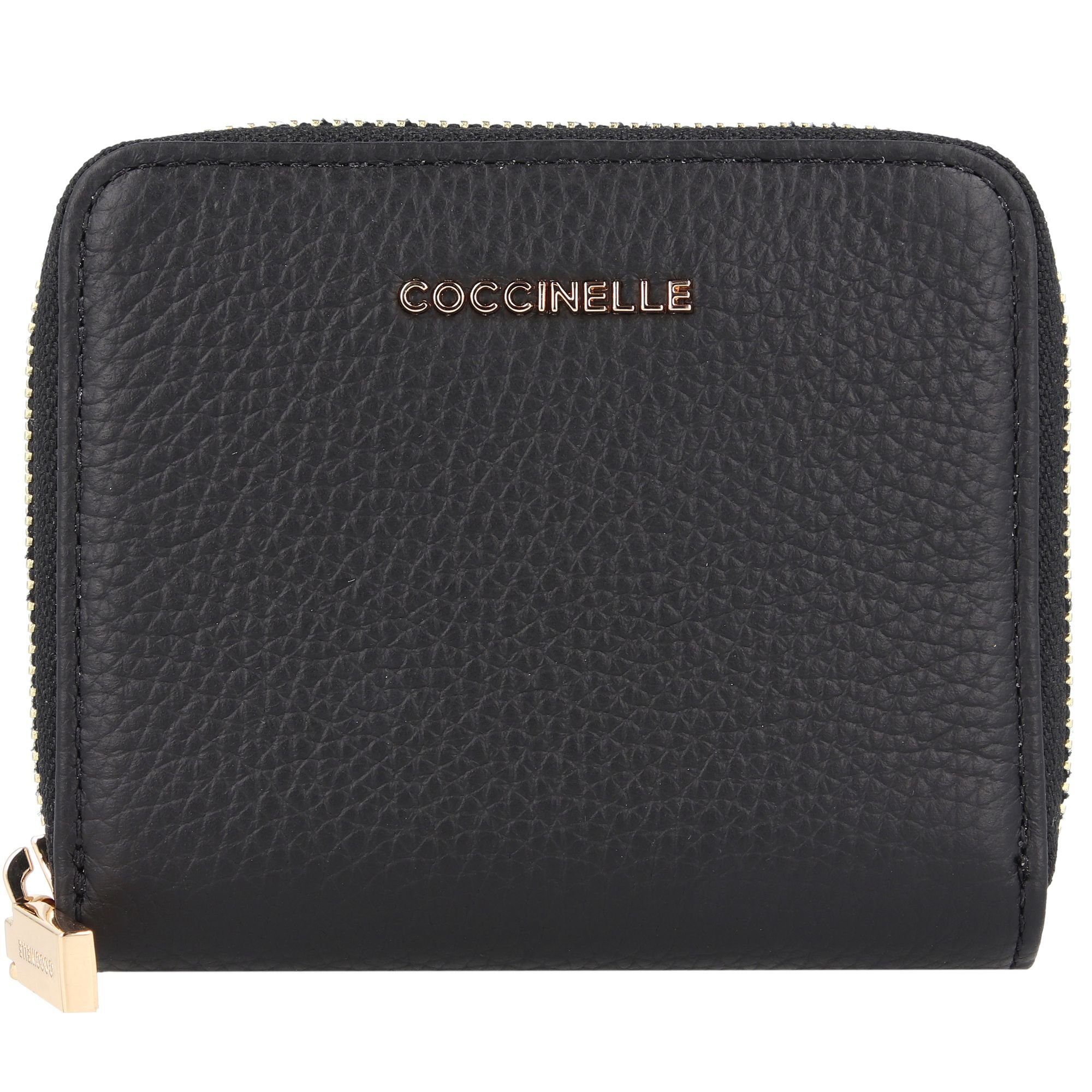 COCCINELLE Geldbörse Metallic Soft, Leder