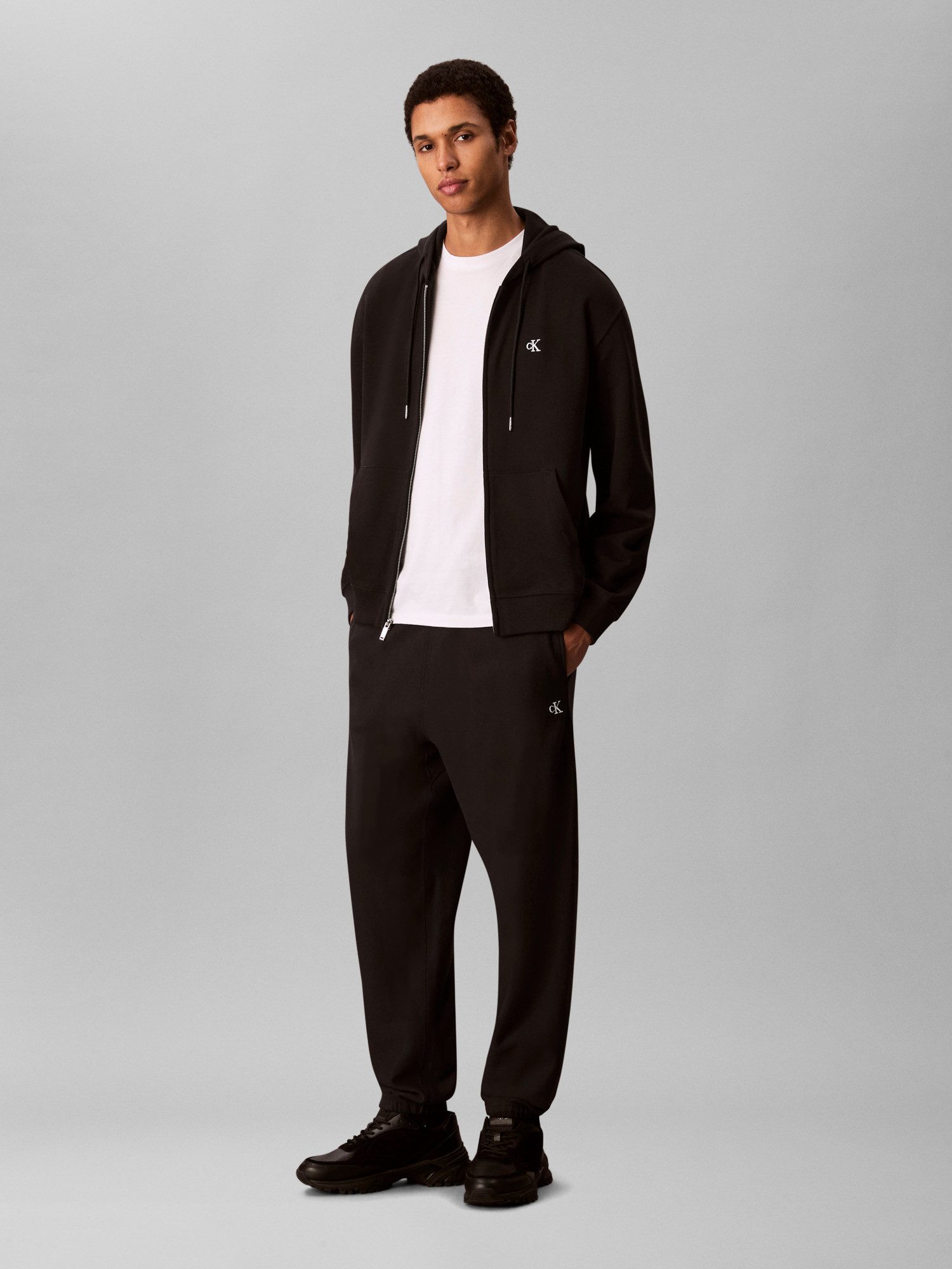 Calvin Klein Jeans Sweathose EU 350TERRY MONOGRAM JOGGER regular fit