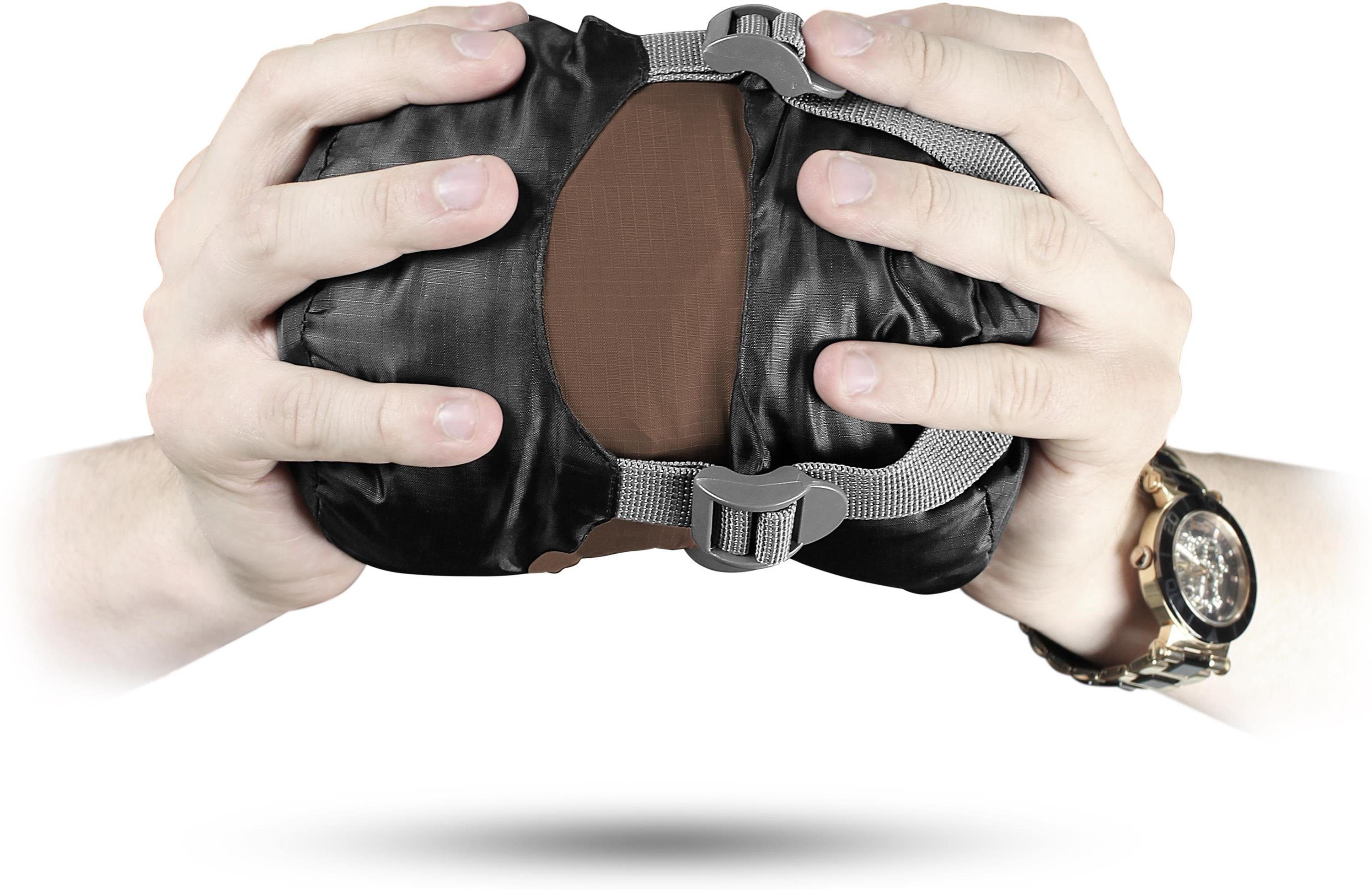 normani Deckenschlafsack Ultralight-Schlafsack (RV rechts) Runty, Ultraleicher, kompakter Einzelschlafsack mit 3D Microtech - 570 g