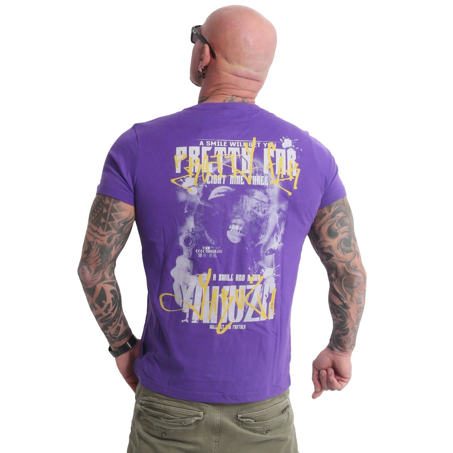 YAKUZA prism Far violet Pretty T-Shirt