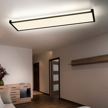 etc-shop LED Deckenleuchte, LED-Leuchtmittel fest verbaut, Kaltweiß, Warmweiß, Neutralweiß, Tageslichtweiß, Panel Deckenleuchte Schlafzimmer