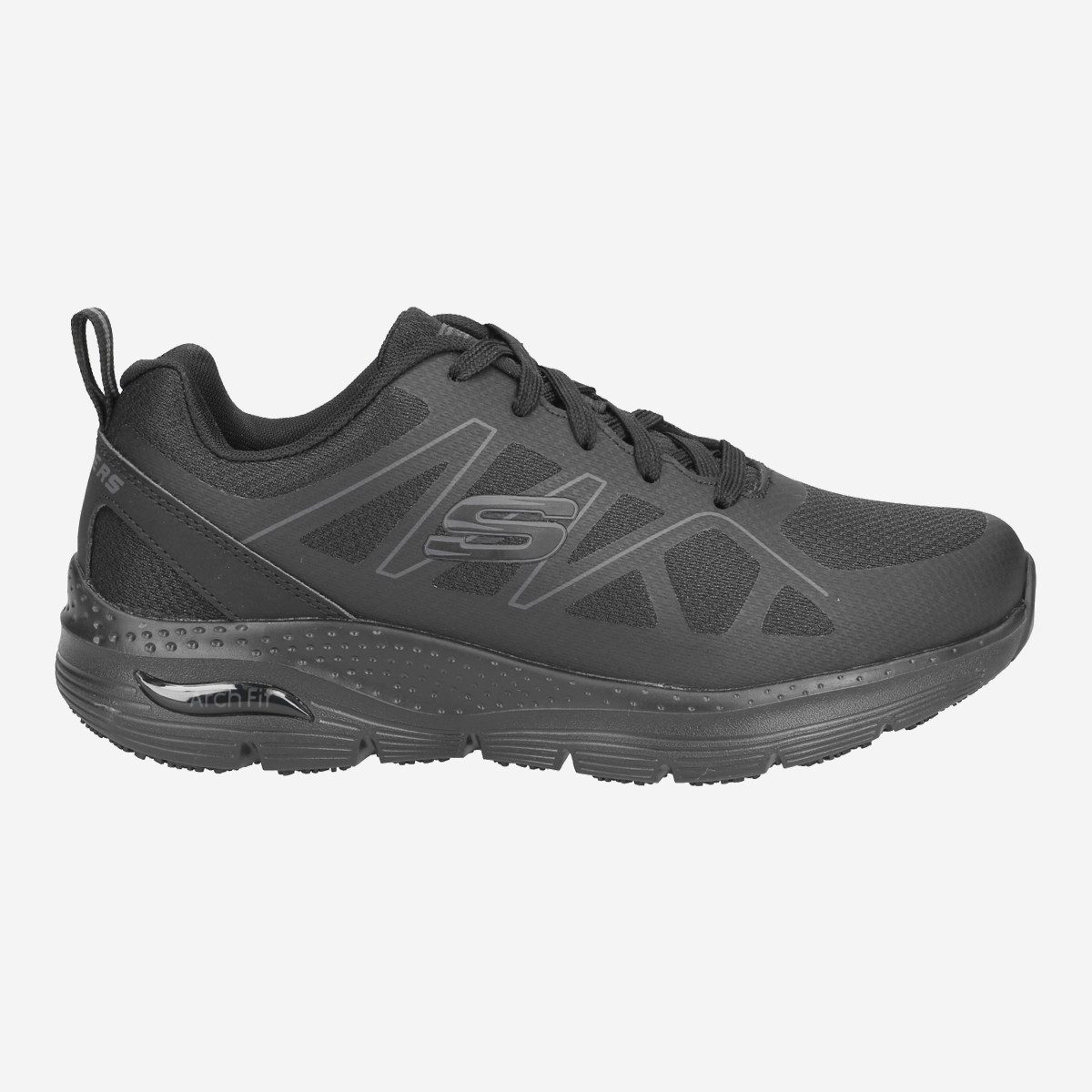 Skechers ARCH FIT, Sneaker in Schwarz für Herren Sneaker