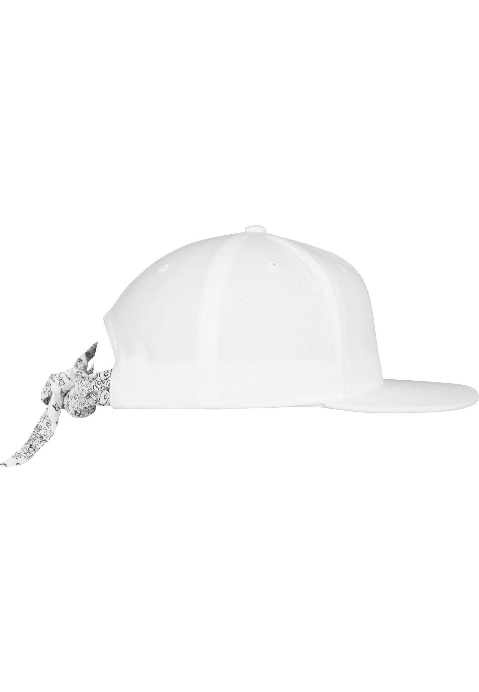 white/white Snapback Cap Flex Flexfit Snapback Bandana Tie