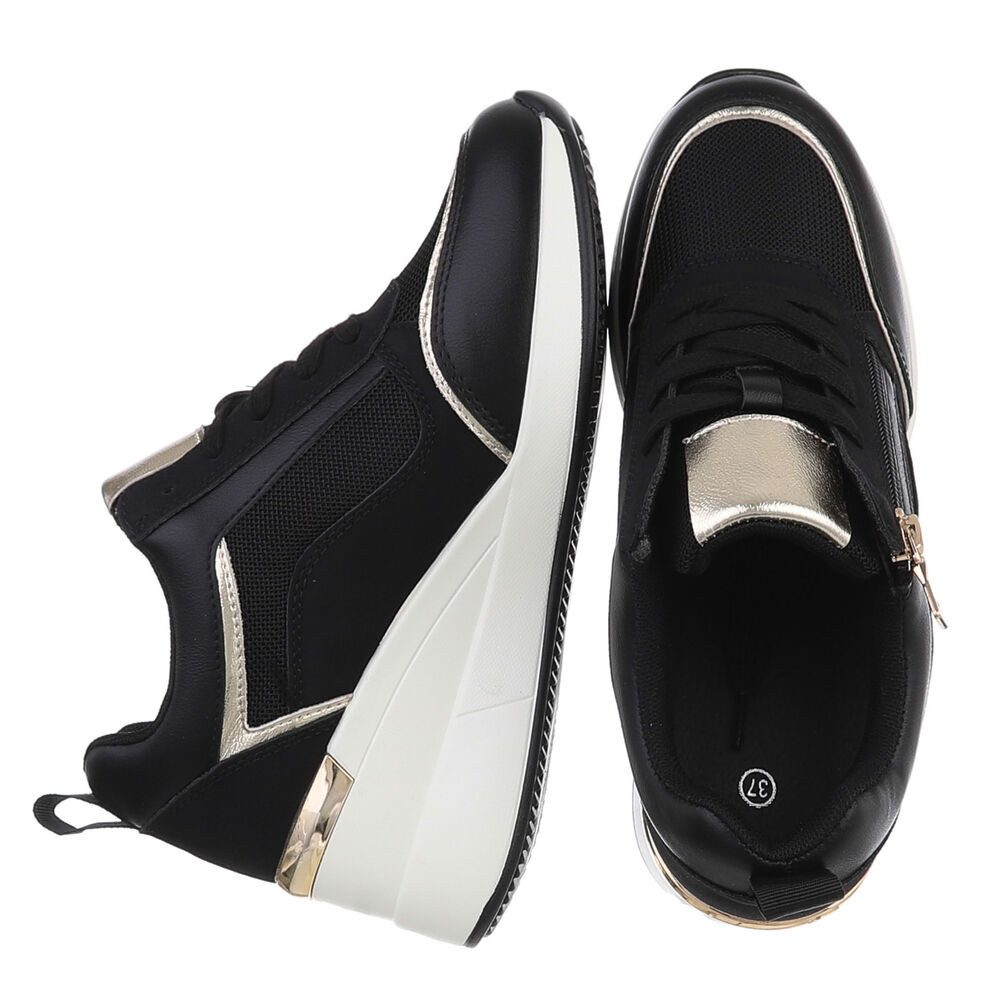 Ital-Design Damen Low-Top Freizeit Sneaker (88577372) Keilabsatz/Wedge Snea günstig online kaufen