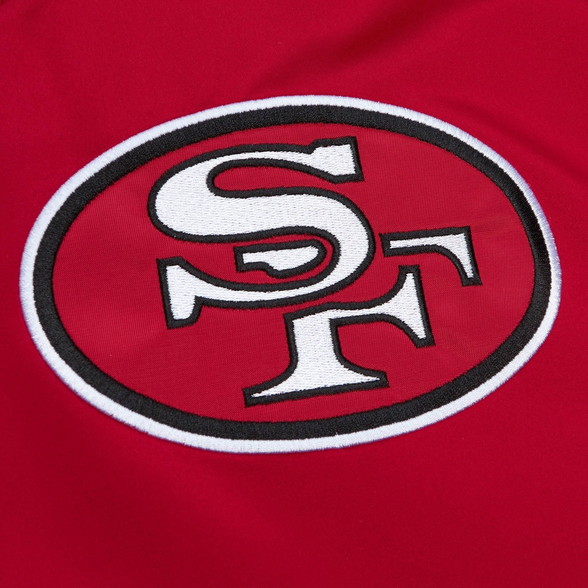 Mitchell & Ness Collegejacke Heavyweight Satin NFL 49ers San Francisco
