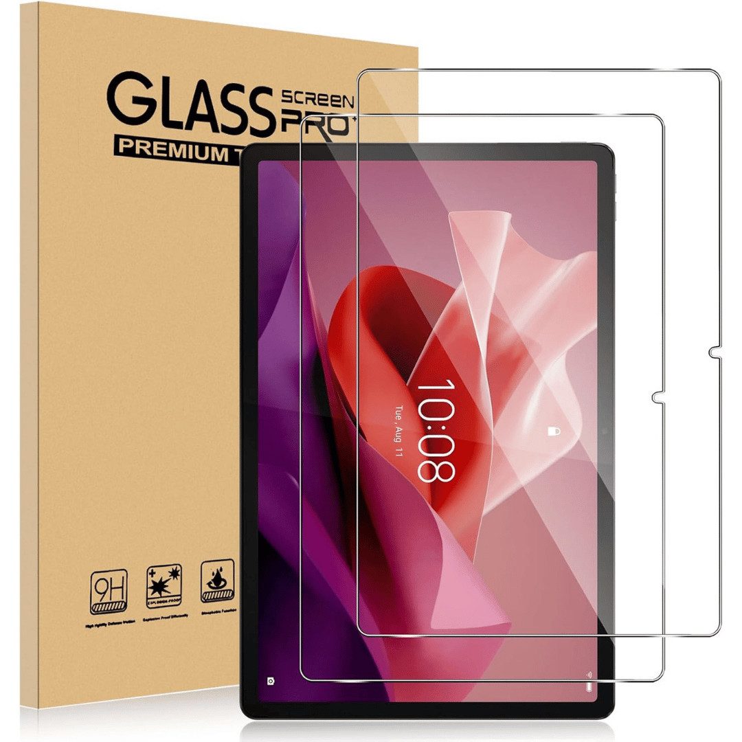 SmartUP Displayschutzglas 2X Schutzglas für Lenovo Tab P12 Display Panzerfolie Panzerglas Full für Lenovo Tab P12