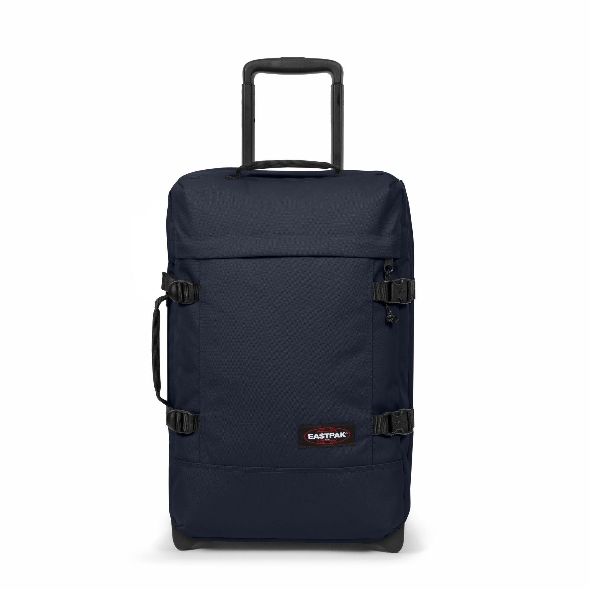 2 Polyester Rollen, Eastpak Handgepäck-Trolley Tranverz, Marine Ultra