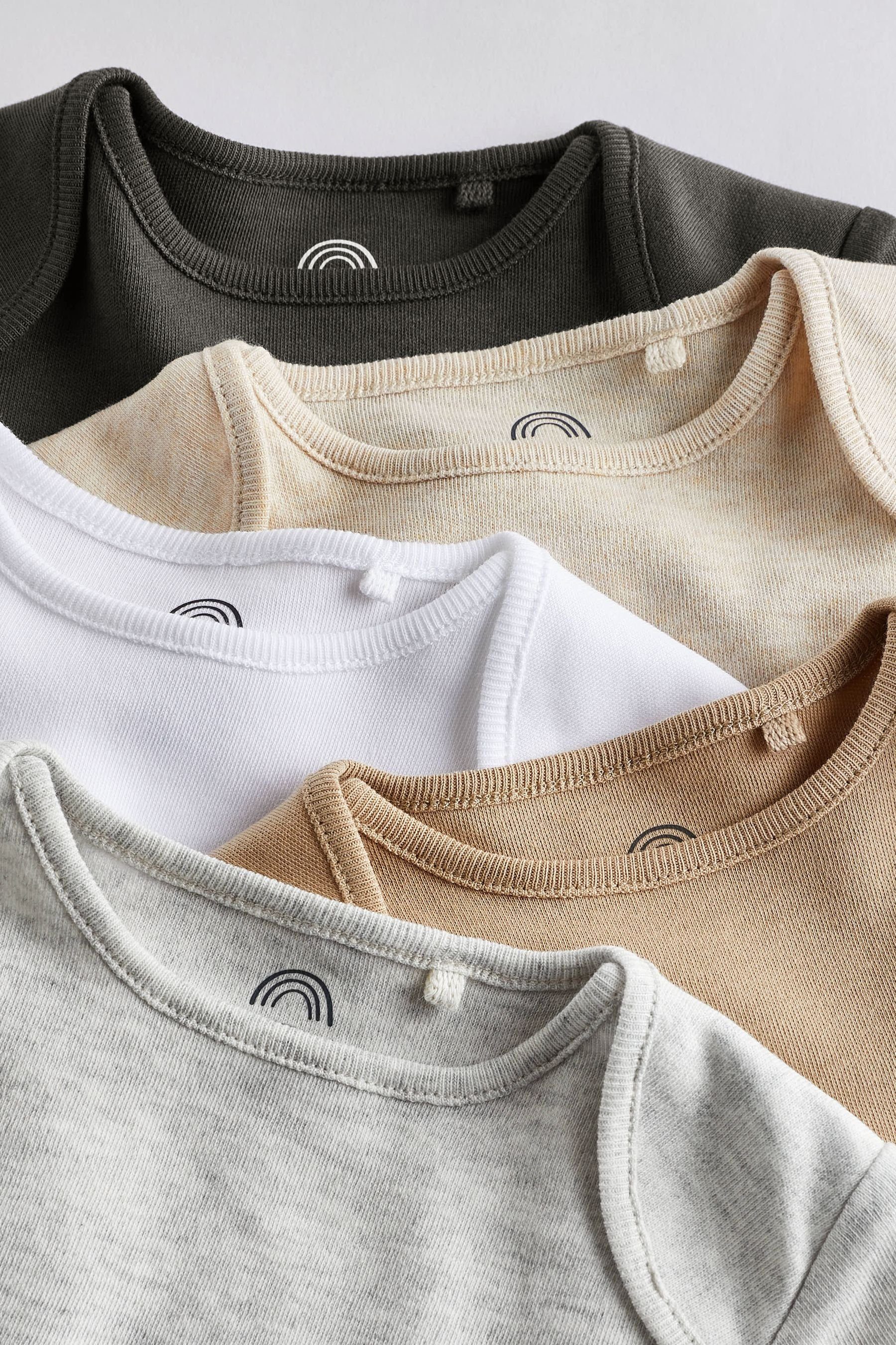 Next Kurzarmbody 5er-Pack Essential Baby-Bodysuits mit kurzem Arm (5-tlg)