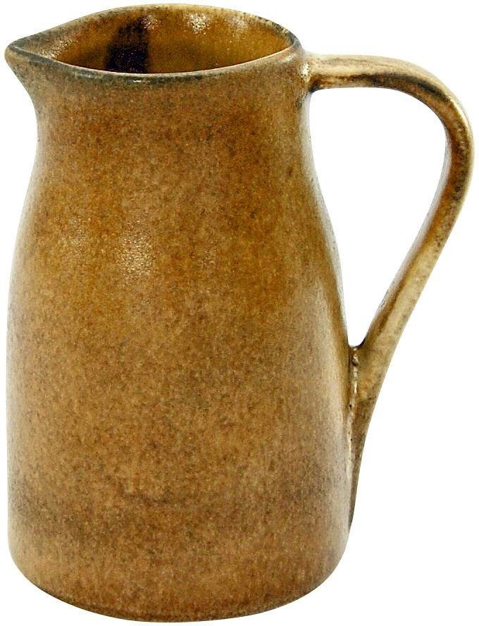 CreaTable Wasserkrug Sahara, Kännchen, Karaffe, aus hochwertigem Steinzeug, 0,4 Liter