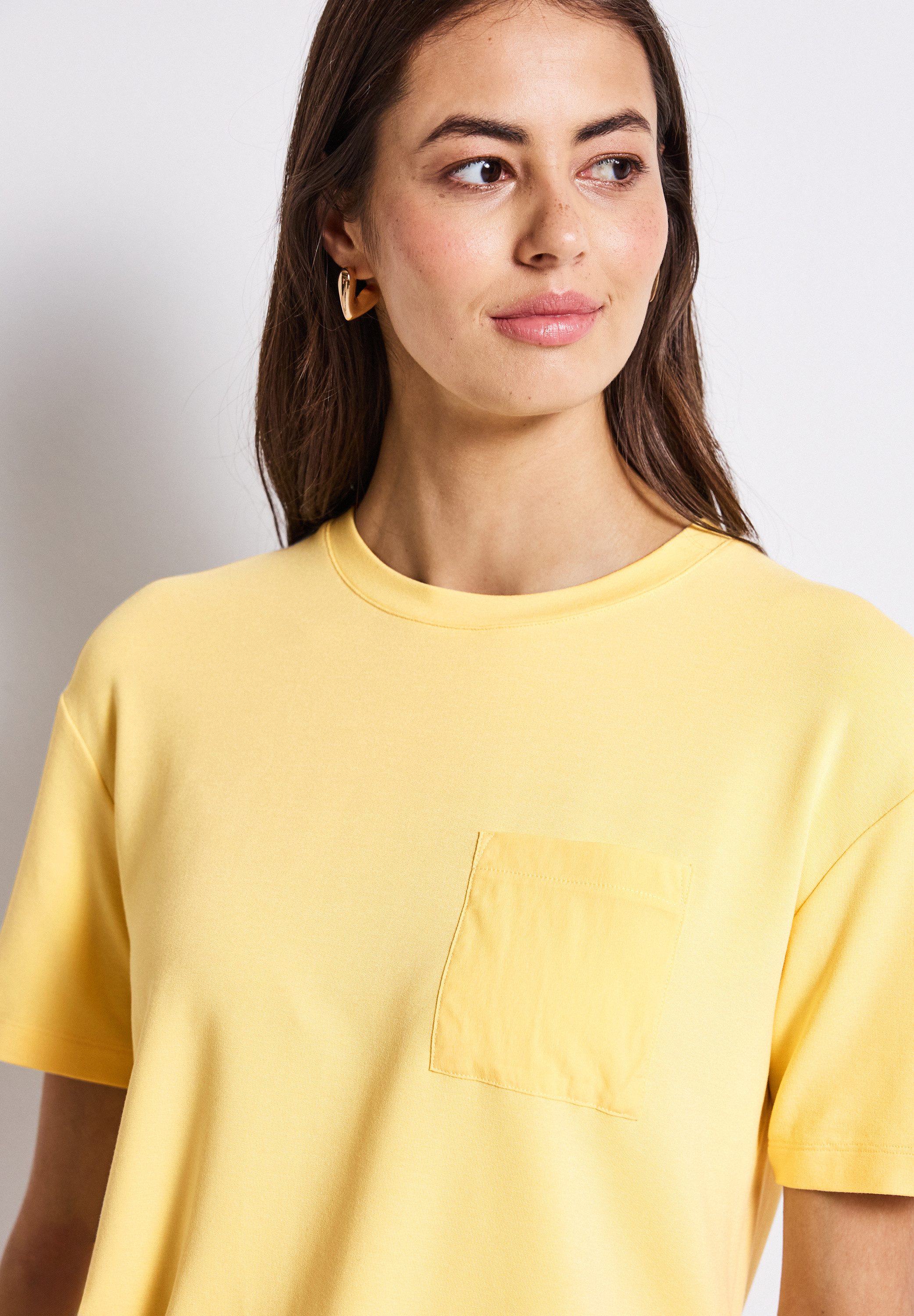 STREET ONE T-Shirt mit Brusttasche