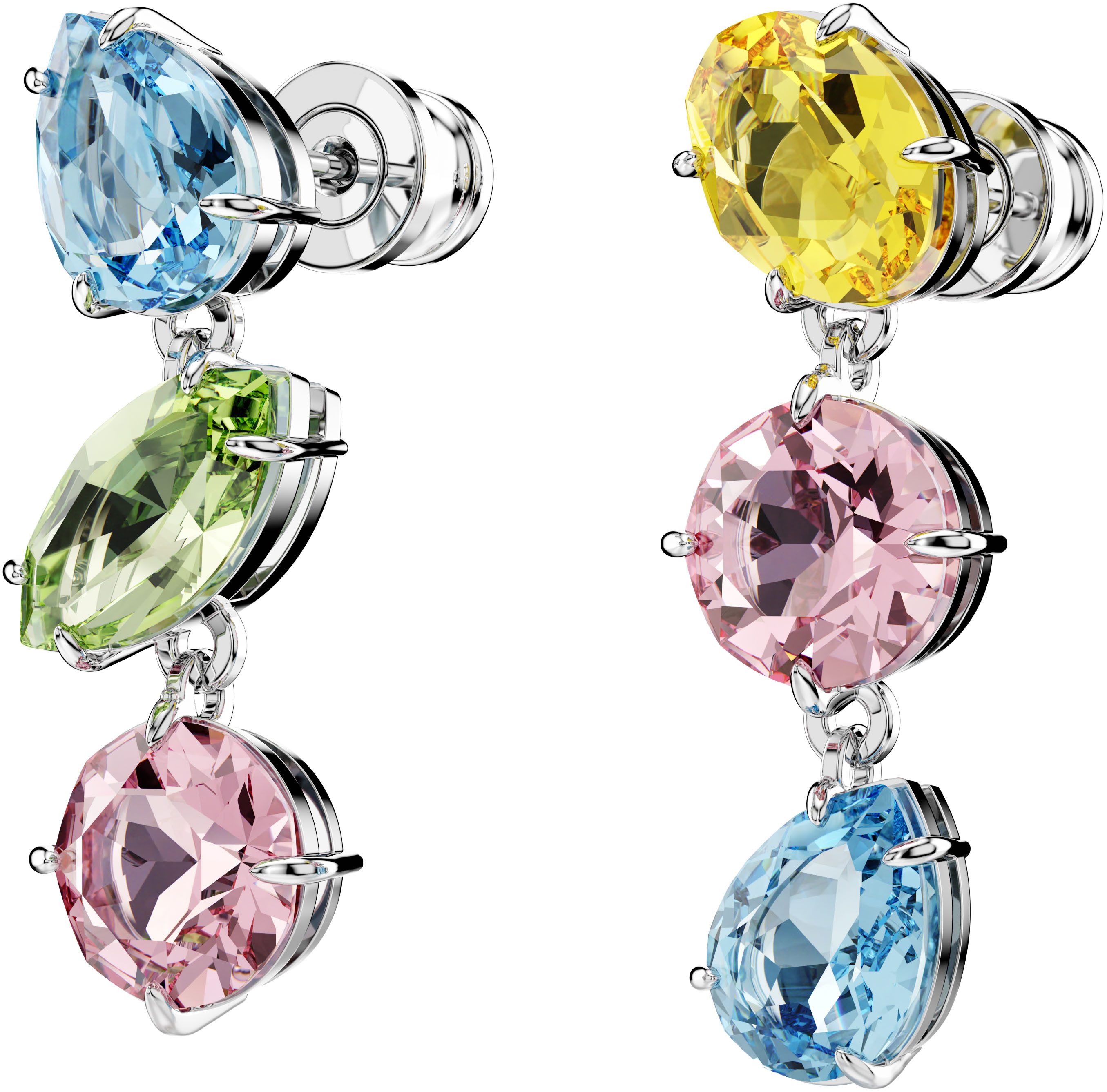 Swarovski Paar Ohrstecker Schmuck Geschenk Gema Drop-Ohrhänger, mit Swarovski® Kristall