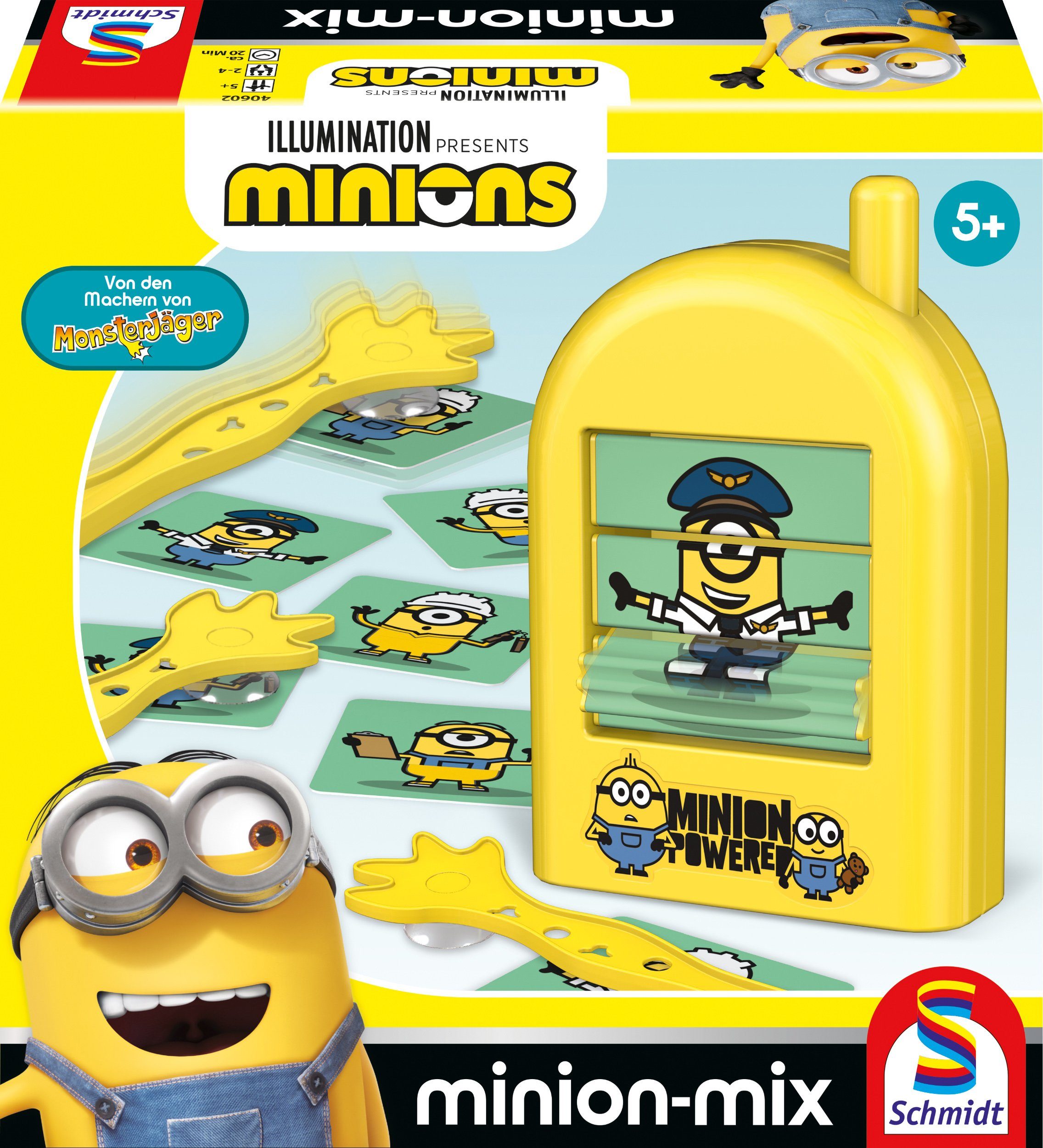 Image of Schmidt Spiele 40602 Minions, Minion-Mix - 3D Actionspiel ab 5 Jahren