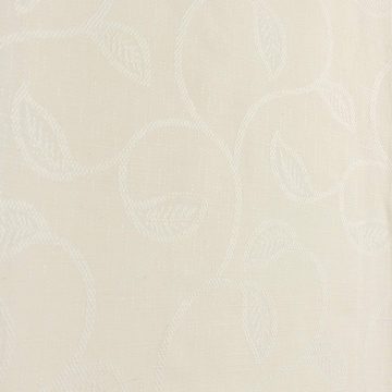 Vorhang Ösenvorhang 140x235 cm Sagunto blickdicht, EXKLUSIV HEIMTEXTIL, Ösen (1 St), blickdicht, mit floraler Stickerei