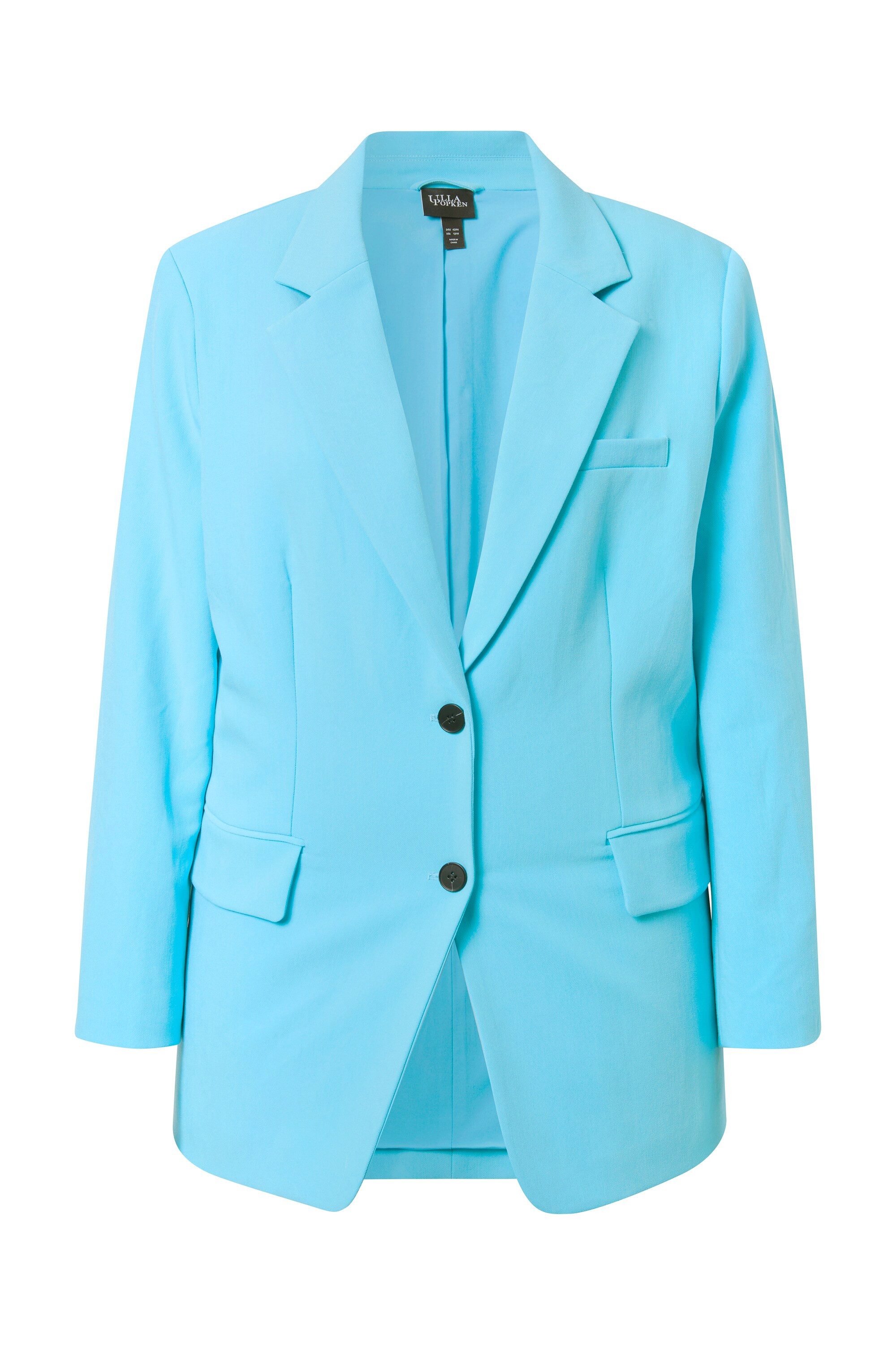 Ulla Popken Blusenblazer Blazer oversized Reverskragen Knopfverschluss