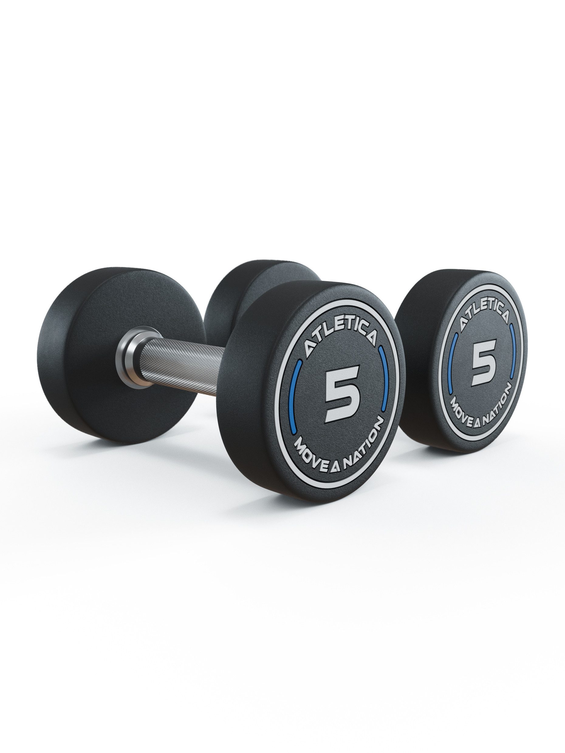 ATLETICA Hantel Rundhanteln Pro, 2.5 - 60kg Paar