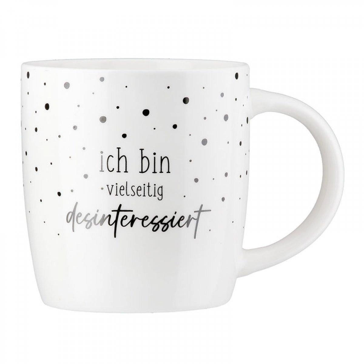 GILDE Tasse Henkelbecher vielseitig desinteressiert