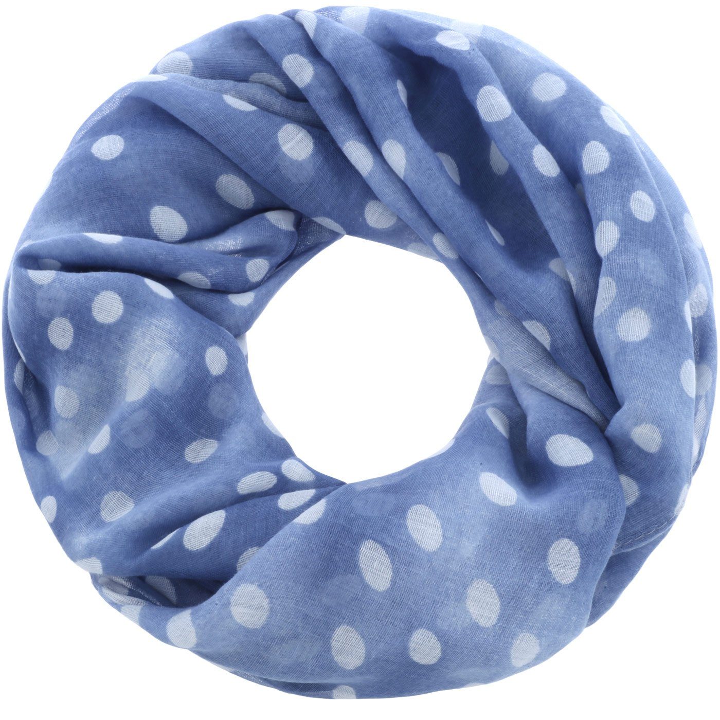 Faera Loop, Damen Schal Punkte Farbverlauf weich und leicht Damen Loop Rund günstig online kaufen