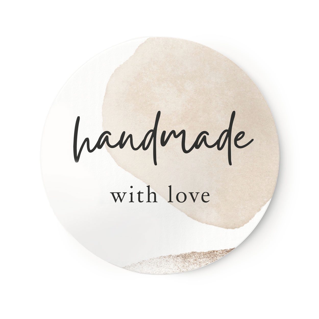 Aufkleber handmade with love