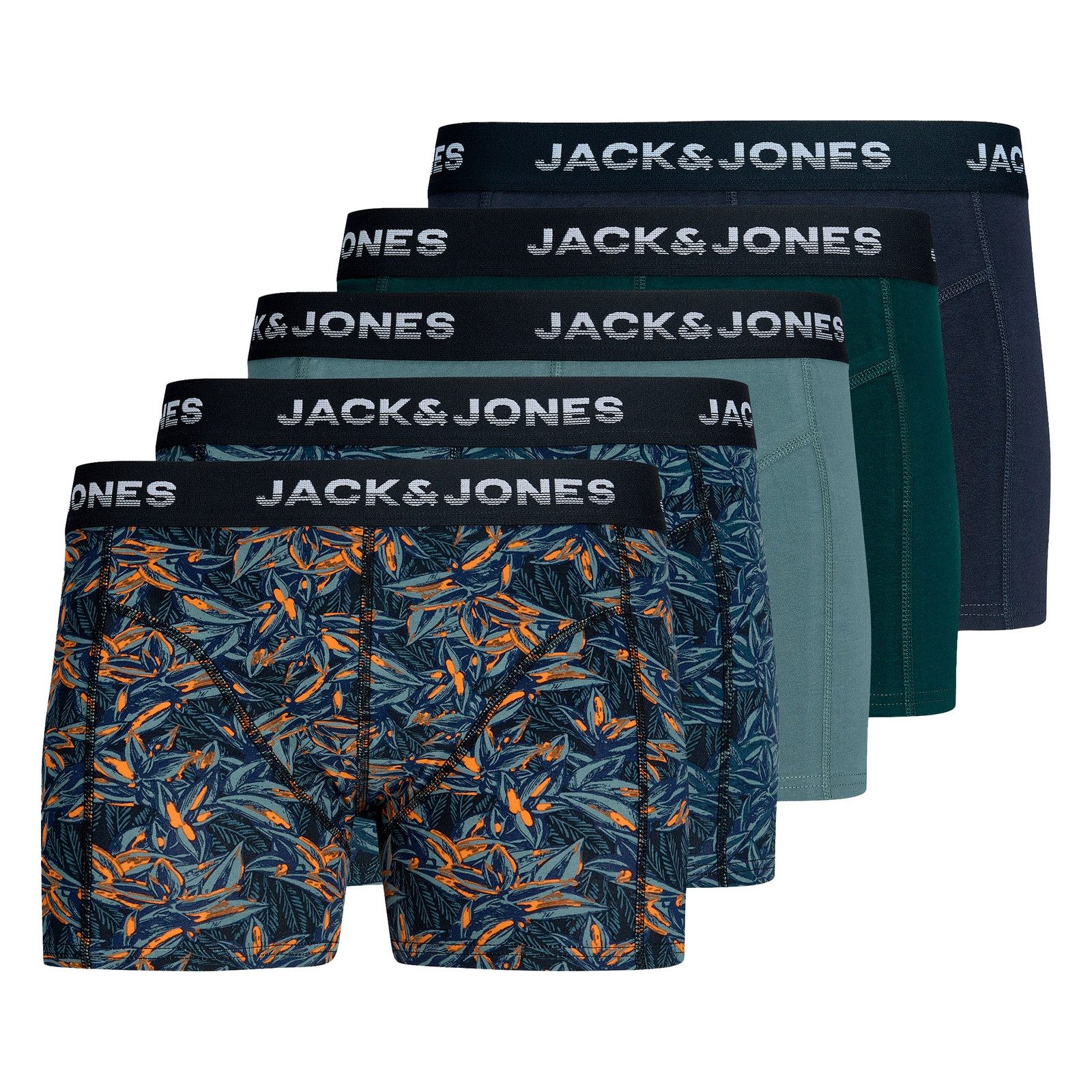 Jack & Jones Trunk 5er Pack Trunks (5-St) mit umlaufendem Markenschriftzug günstig online kaufen