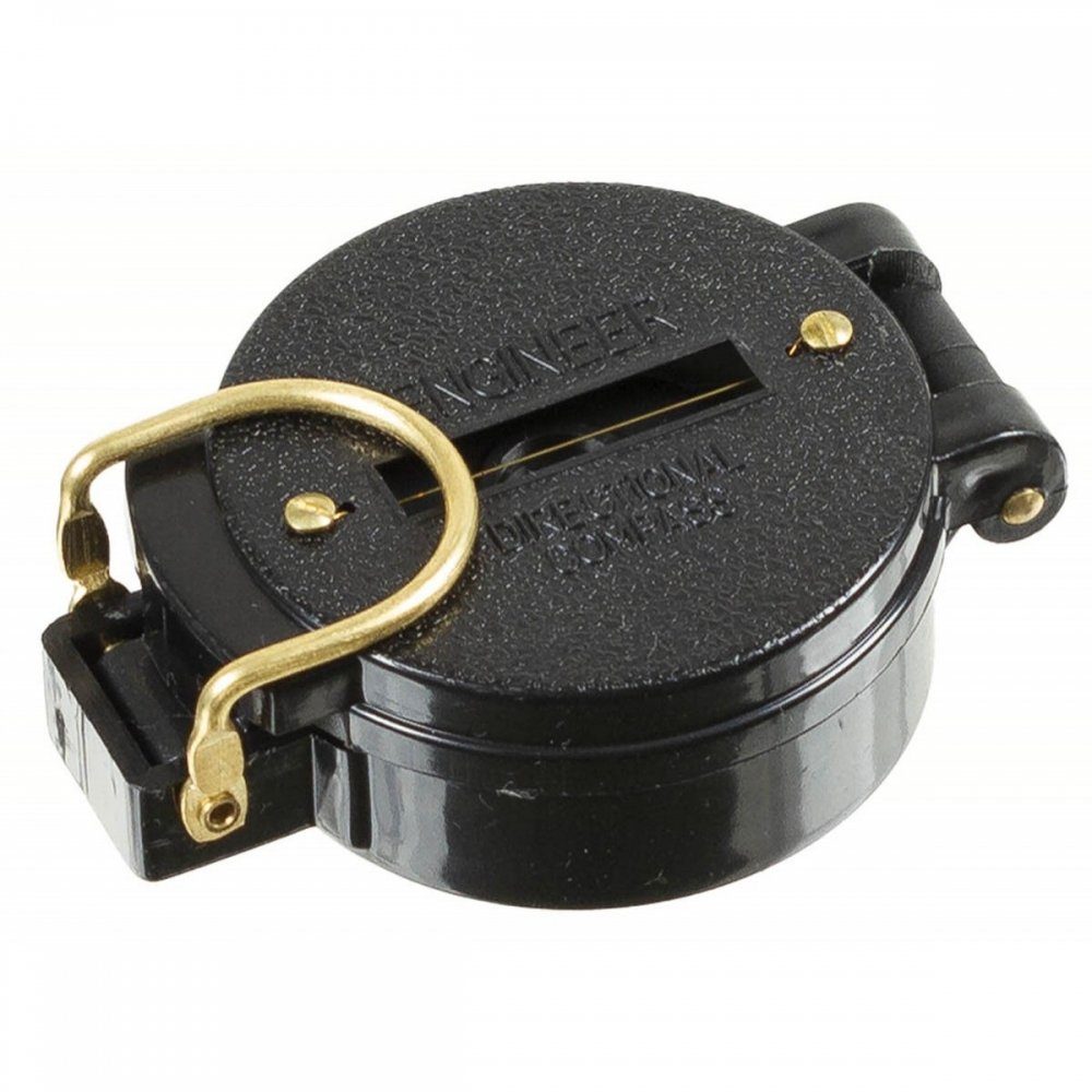 MFH Kompass Kompaß, "Scout", Plastikgehäuse, Visier, flüssigkeitsgedämpft