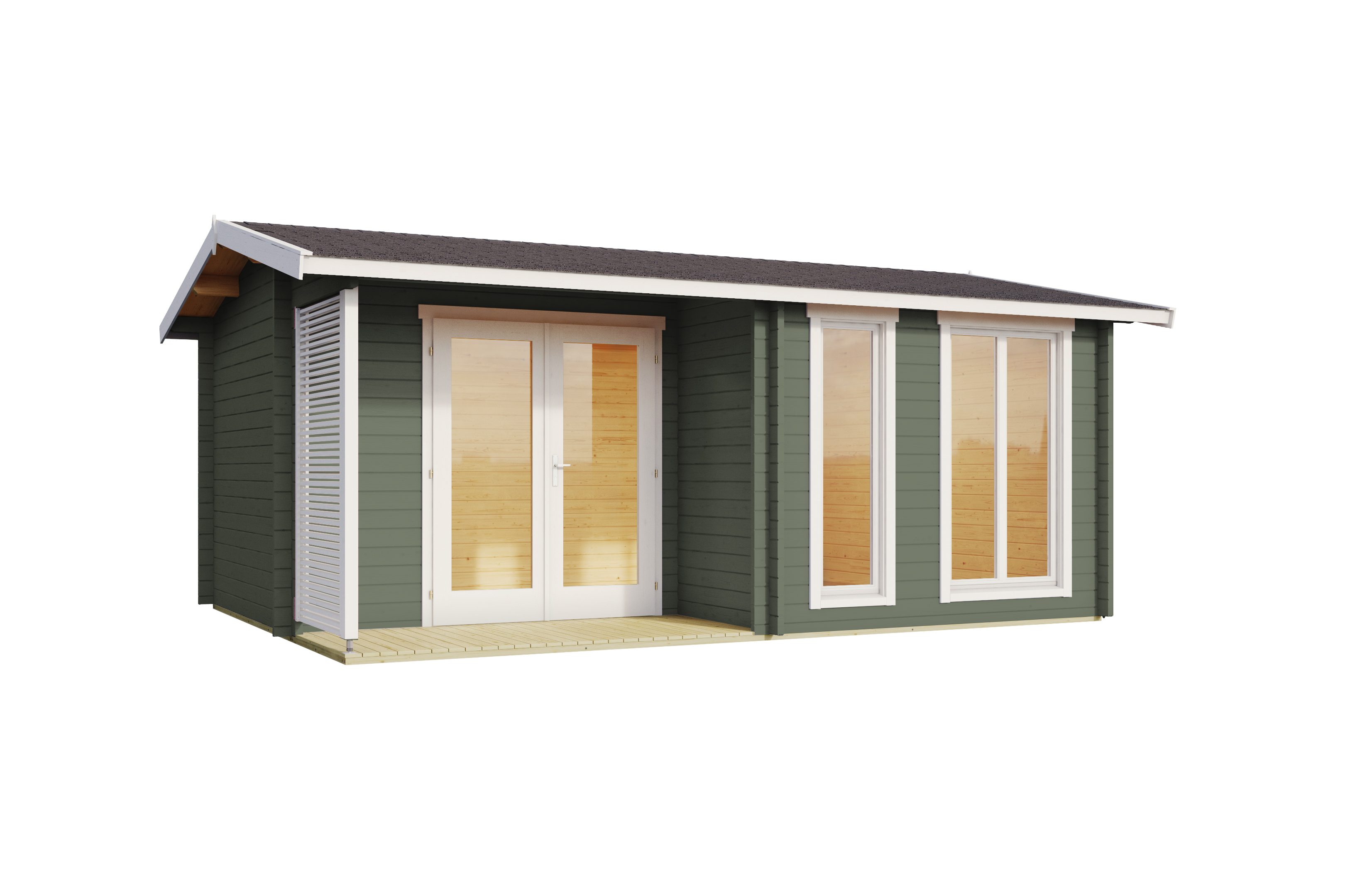 Nordic Holz Gartenhaus BRIGHTON 44, BxT: 580x429,9 cm