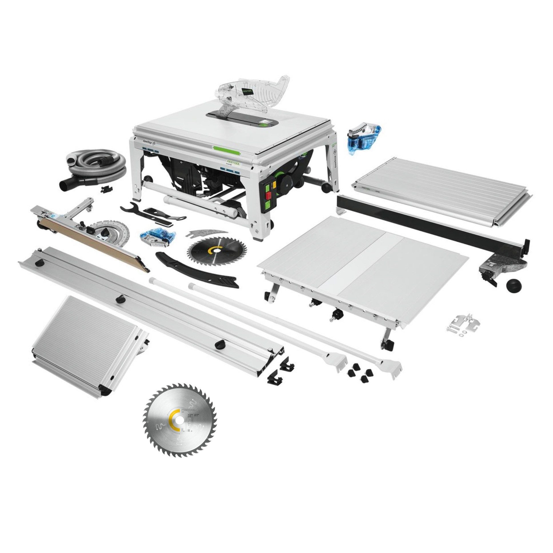 FESTOOL Tischkreissäge TKS 80 EBS Set Tischkreissäge 2200 Watt 254 mm (575828) + Universal
