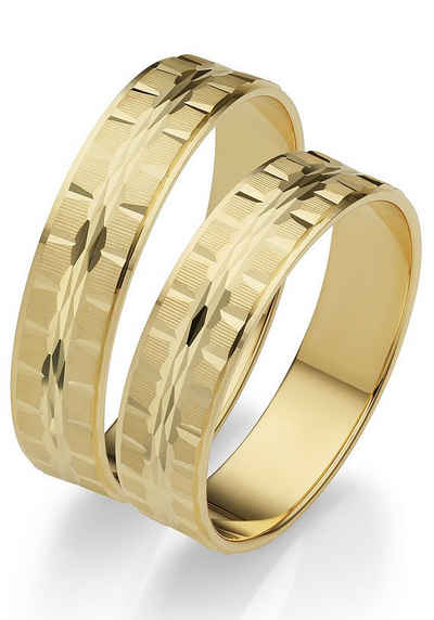 Firetti Trauring Schmuck Geschenk Gold 375 Hochzeit Ehering "LIEBE", Made in Germany