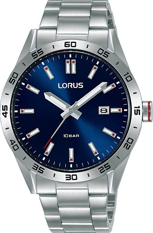 blau, LORUS Quarzuhr silber RH961NX9